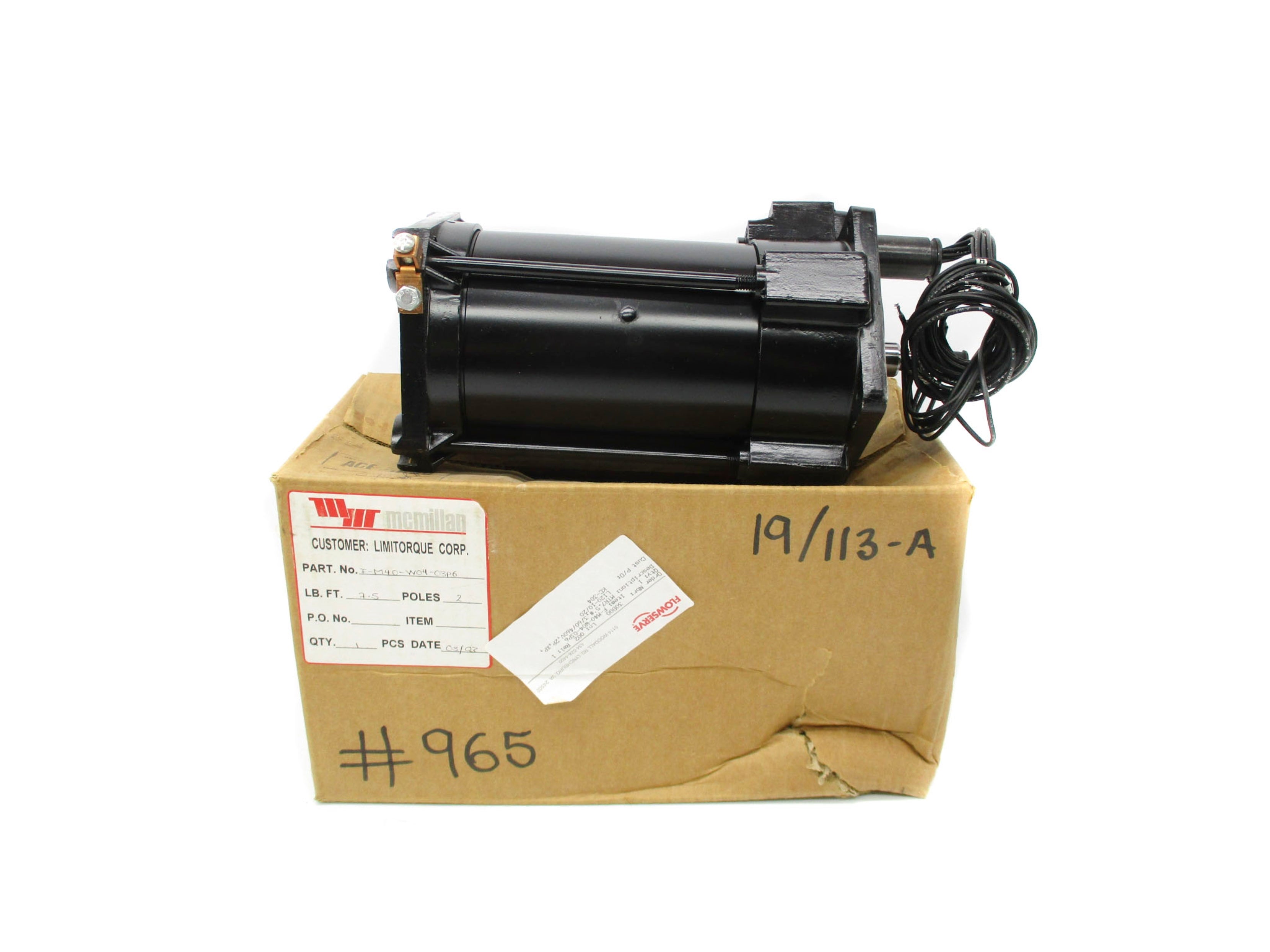 LIMITORQUE F-M40-W04-03P6 NSMP