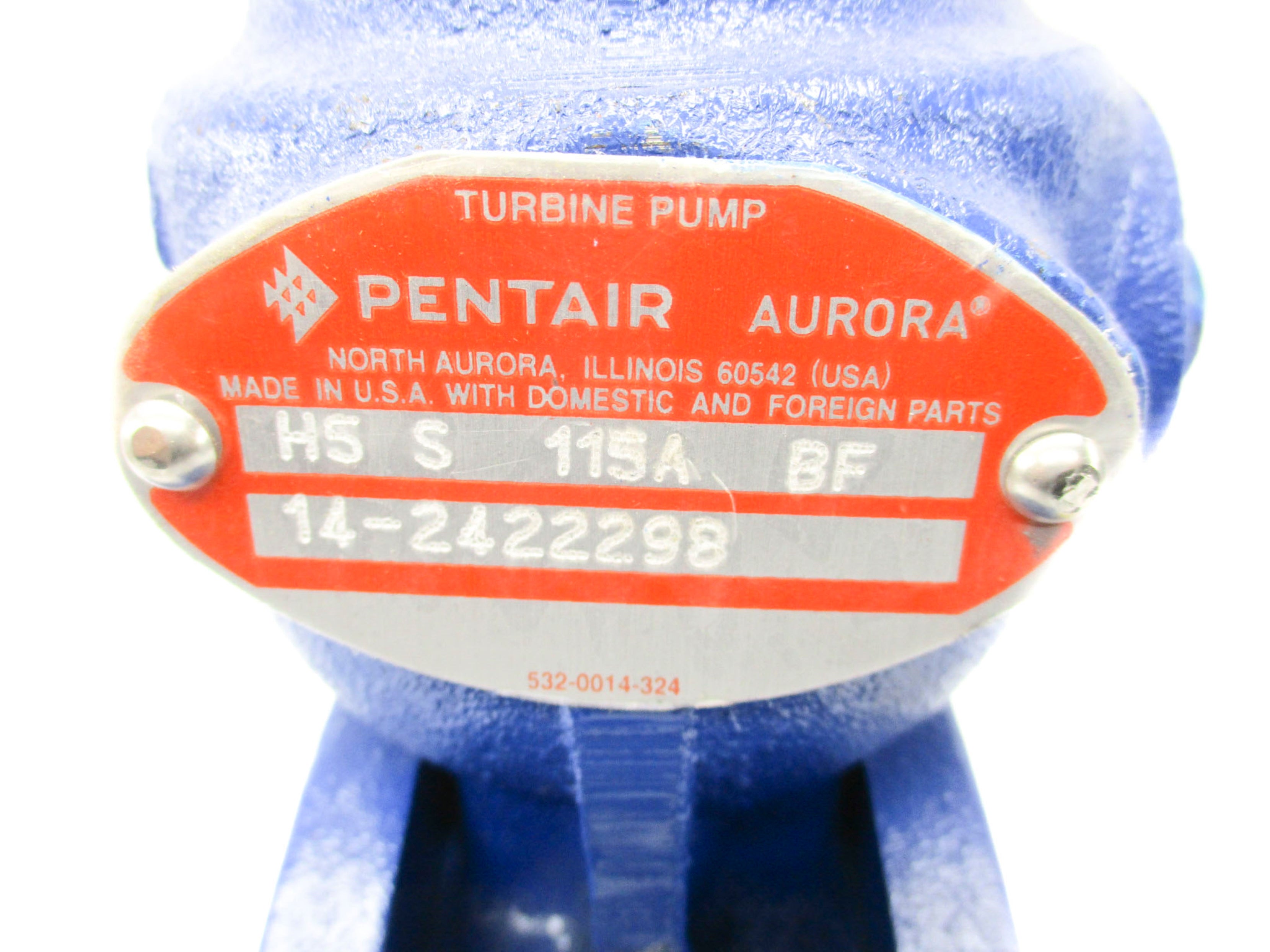 PENTAIR H5S115ABF NSNP