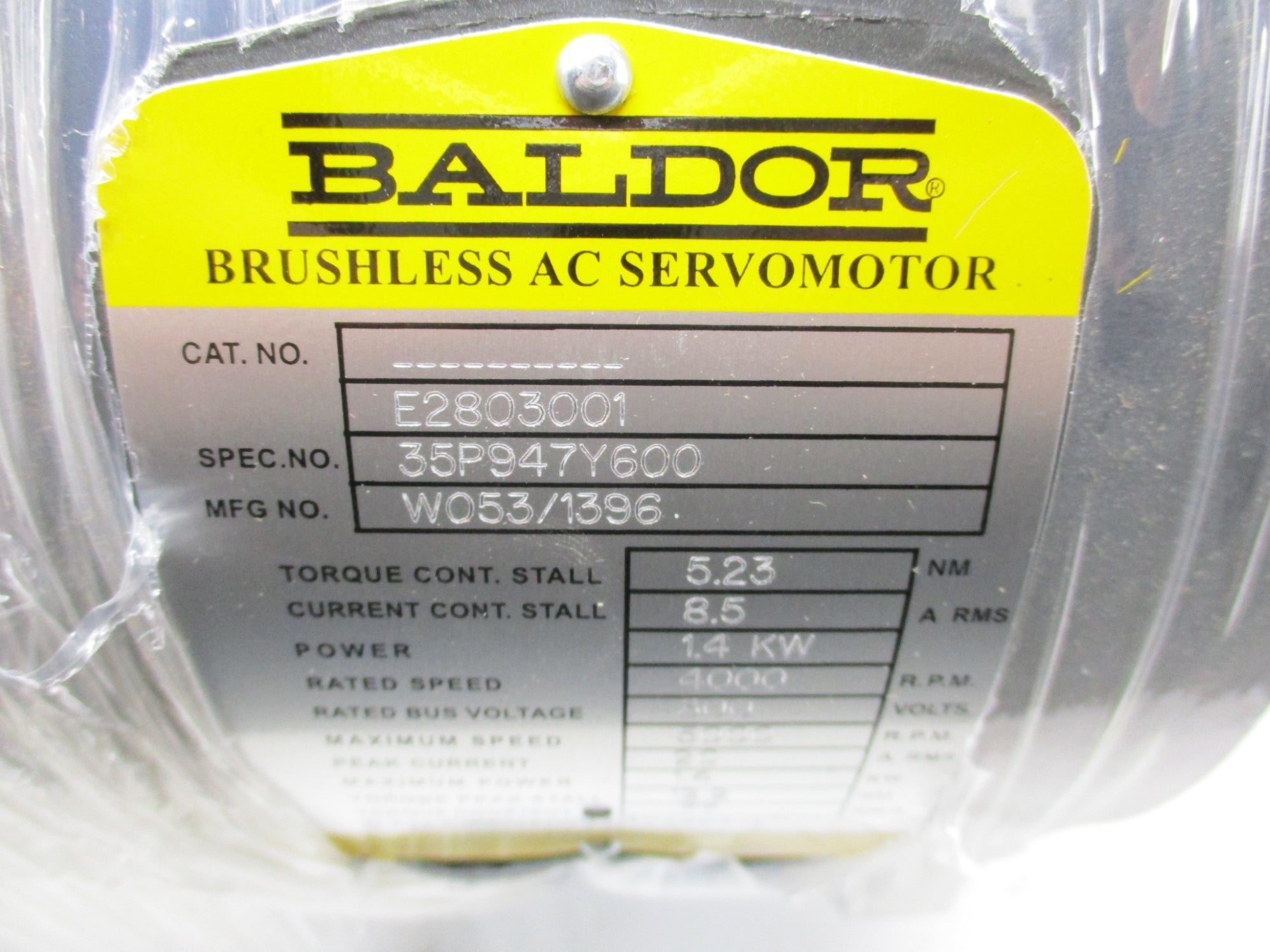 BALDOR W053/1396 NSMP