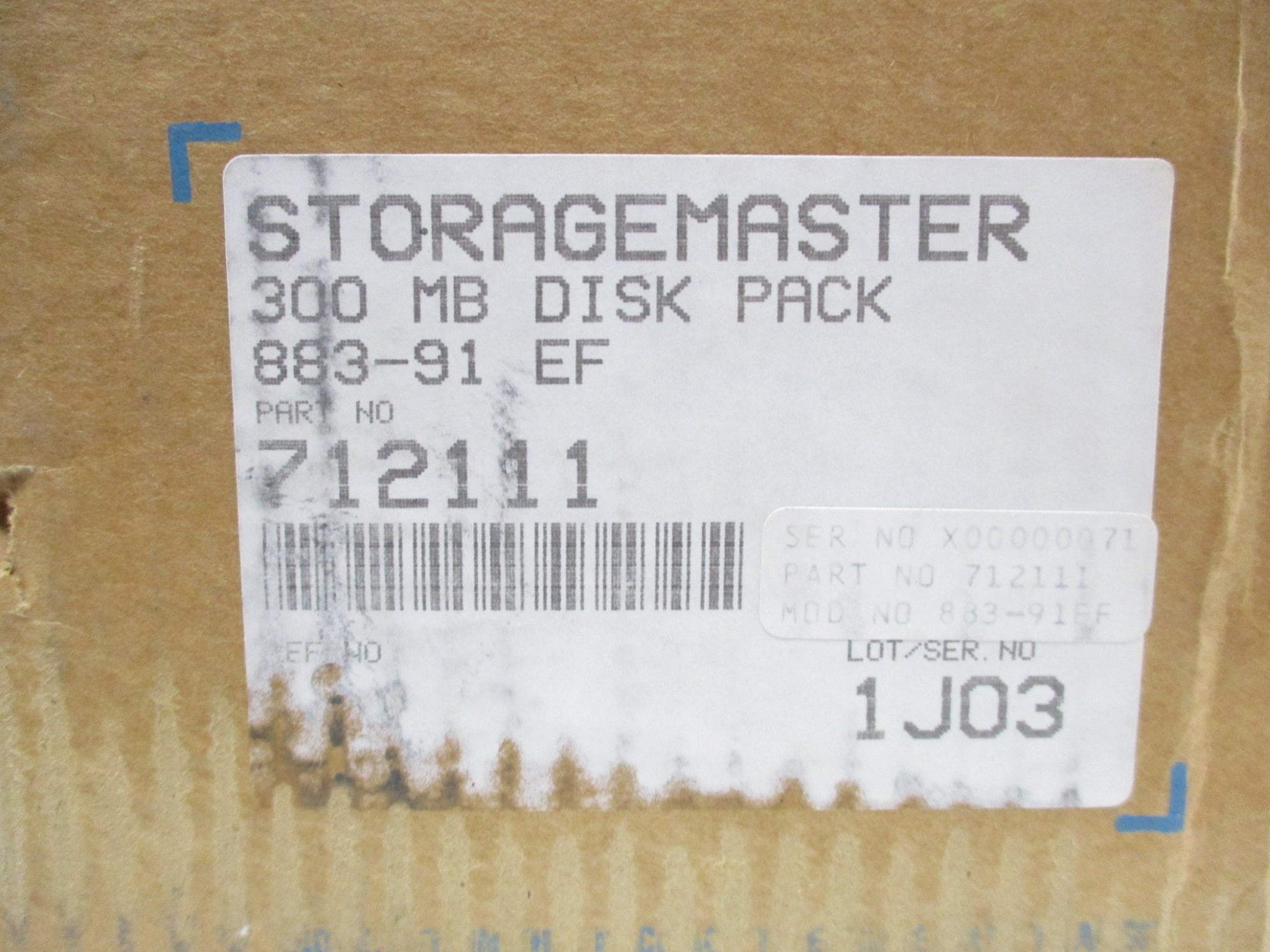 STORAGE MASTER 883-91 NSMP