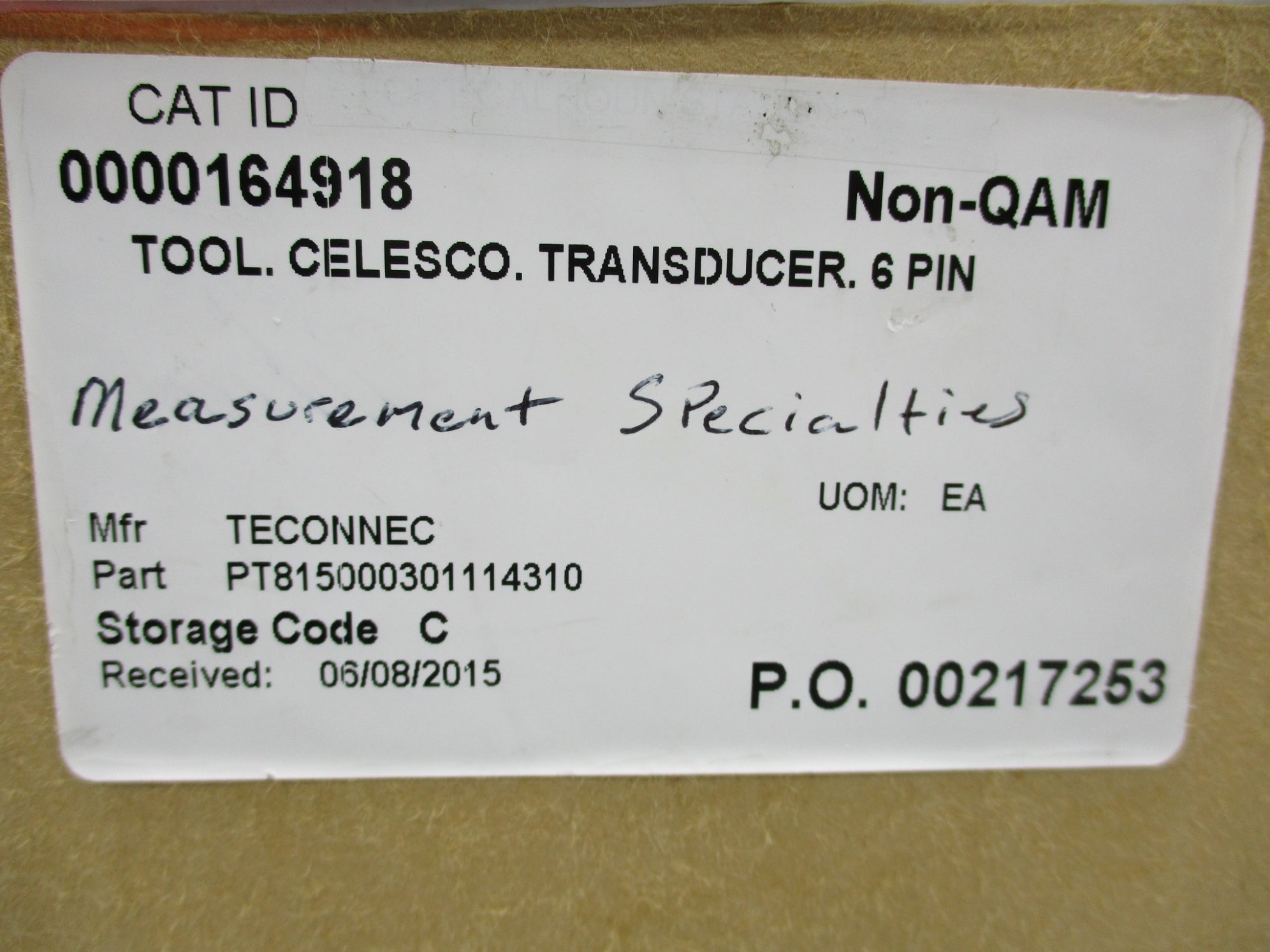 MEASUREMENT SPECIALTIES PT8150-0030-111-4310 NSMP