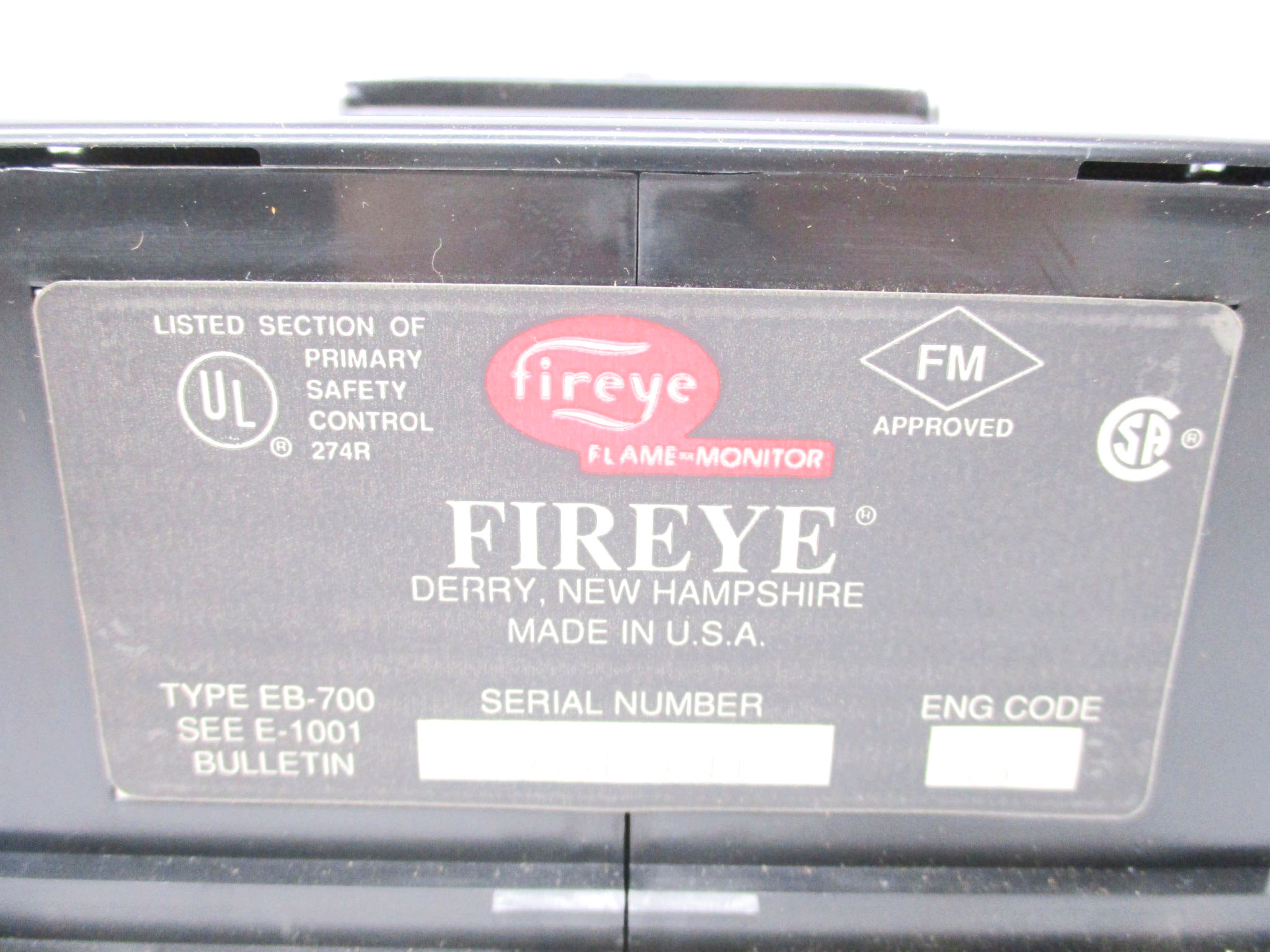 FIREYE EB-700 NSNP