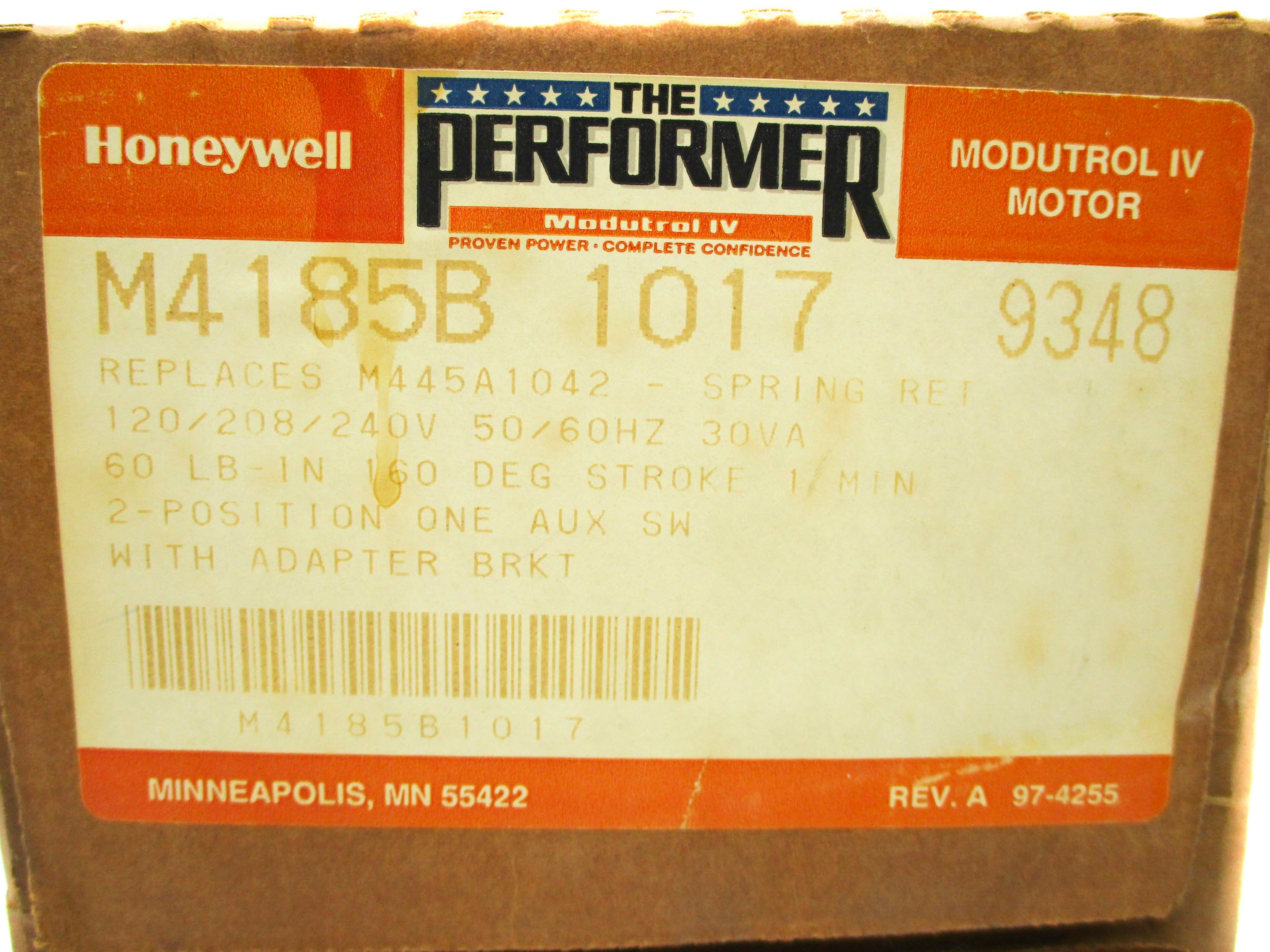 HONEYWELL M4185B1017 NSFS