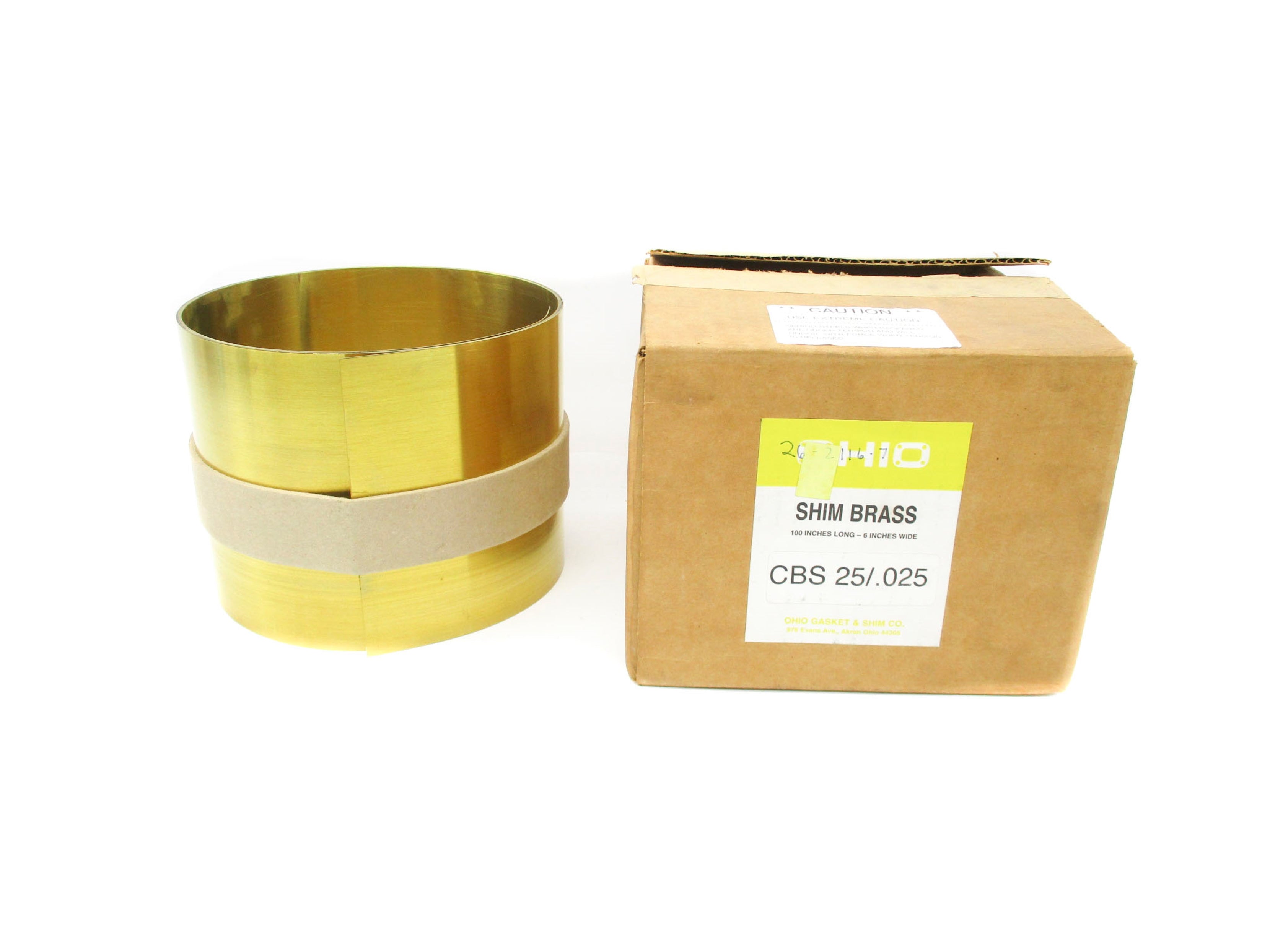 OHIO GASKET & SHIM CBS25/.025 NSMP