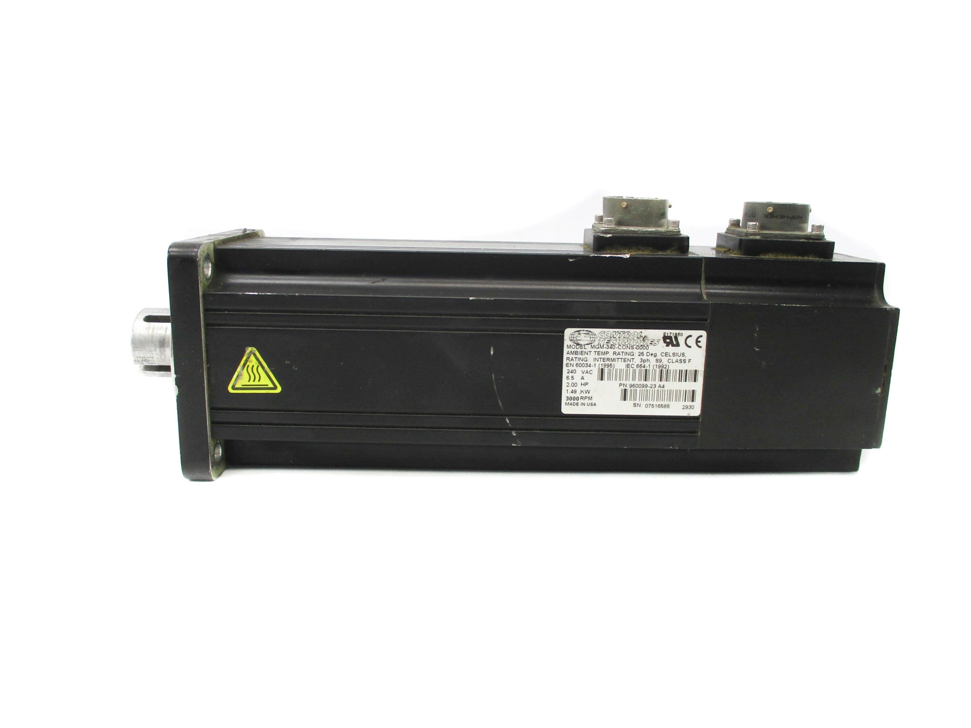 CONTROL TECHNIQUES MGM-340-CONS-0000 (AS PICTURED) UNMP