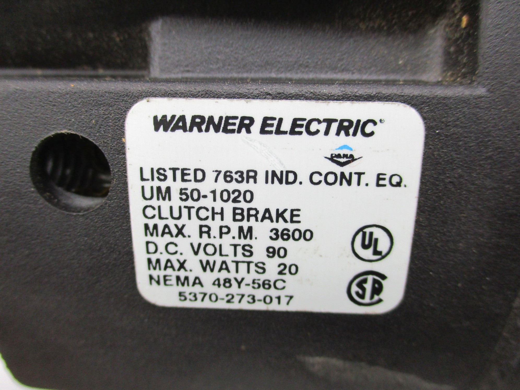 WARNER ELECTRIC 5370-273-017 NSNP