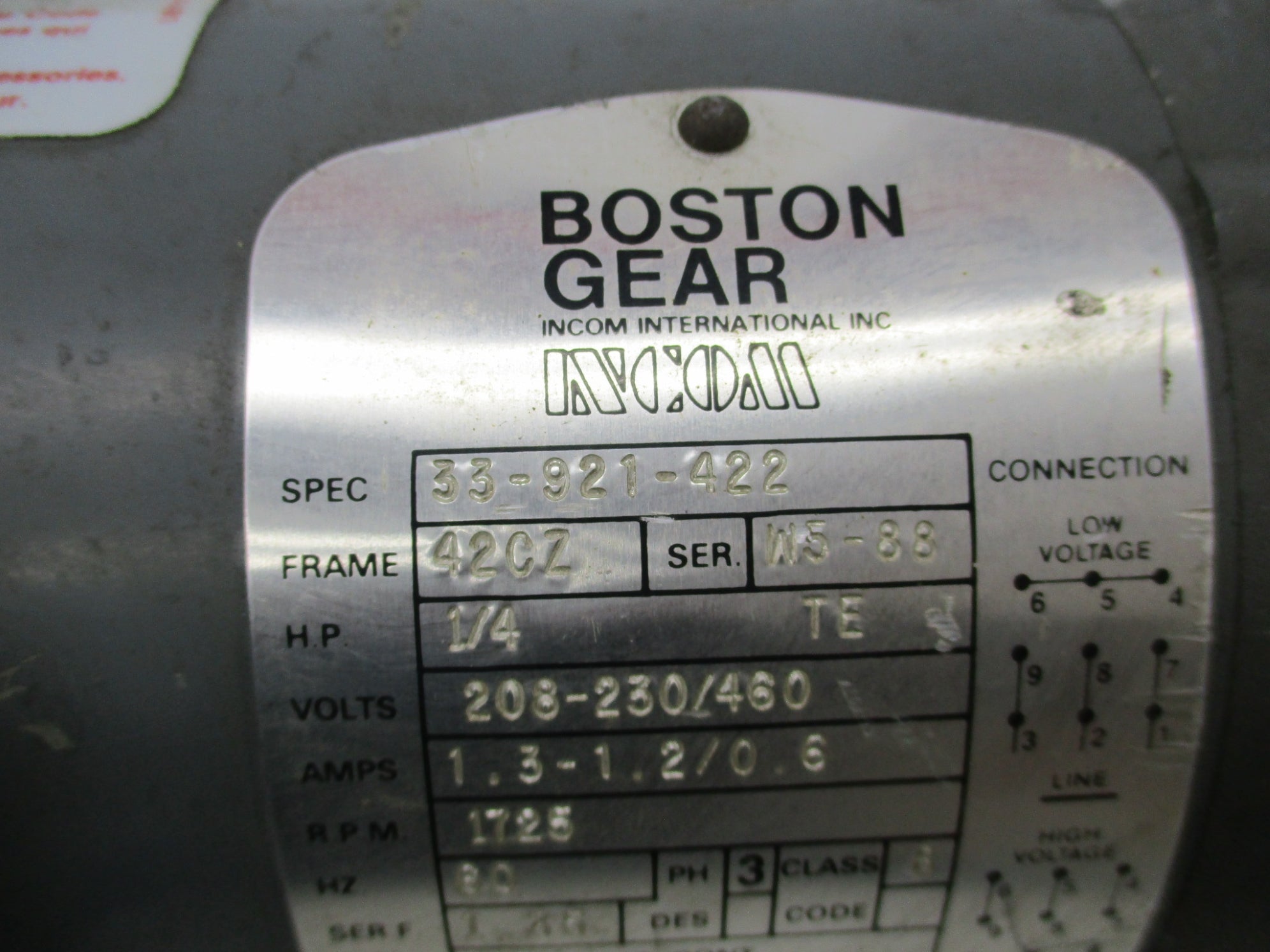 BOSTON GEAR ADUTF-B (AS PICTURED) UNMP