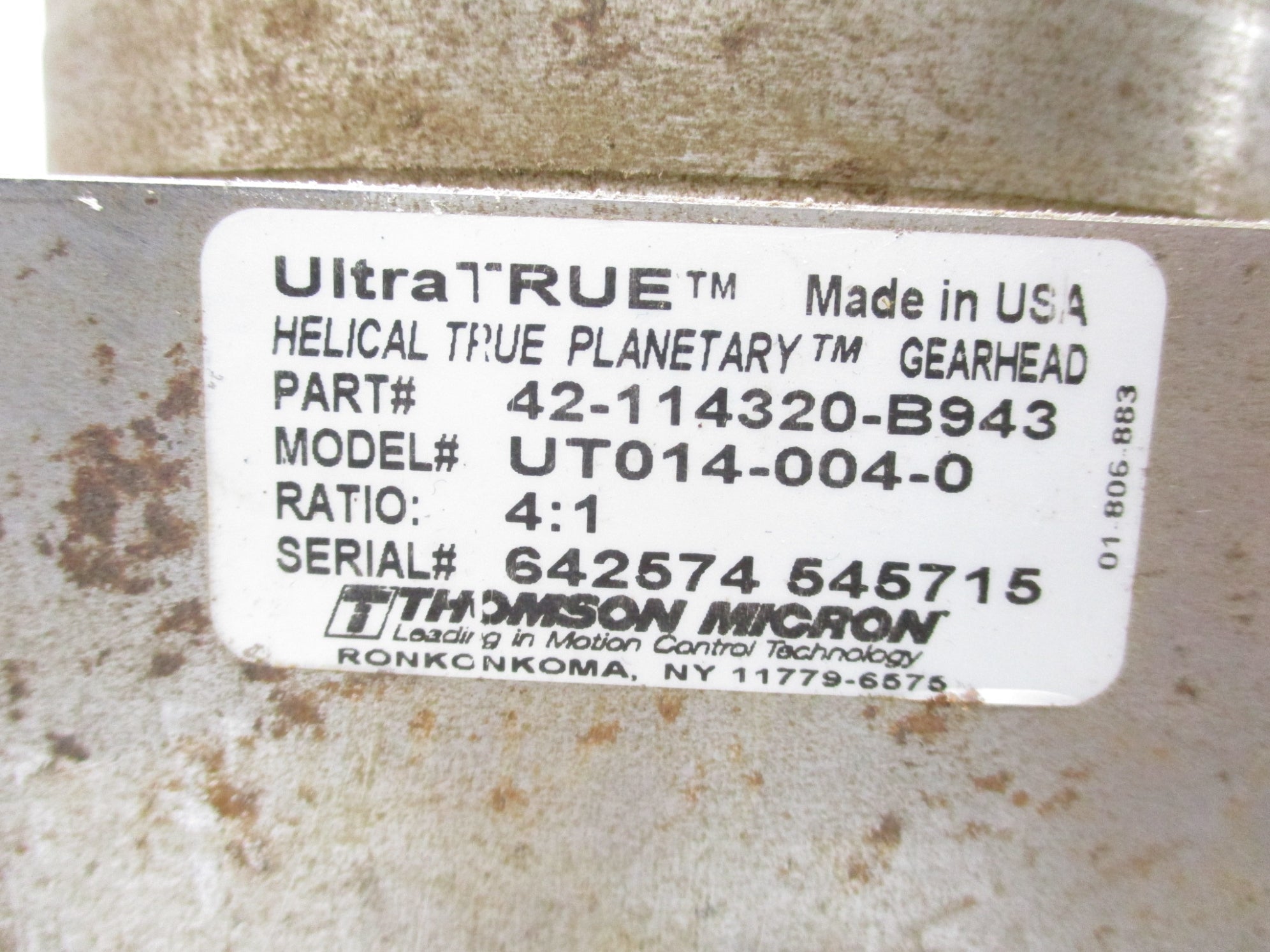 ULTRA-TRUE 42-114320-B943 UNMP