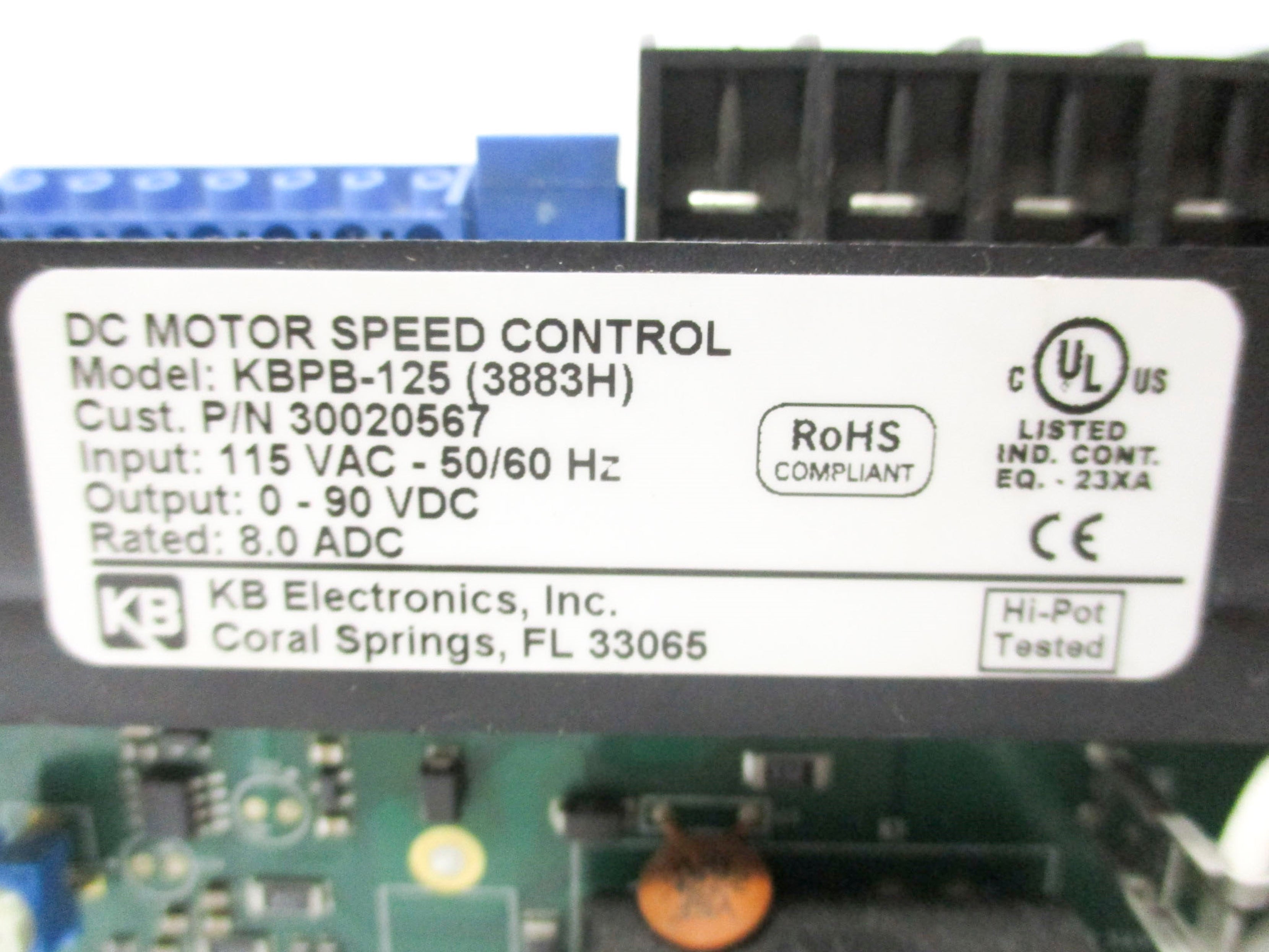 KB ELECTRONICS KBPB-125 NSNP