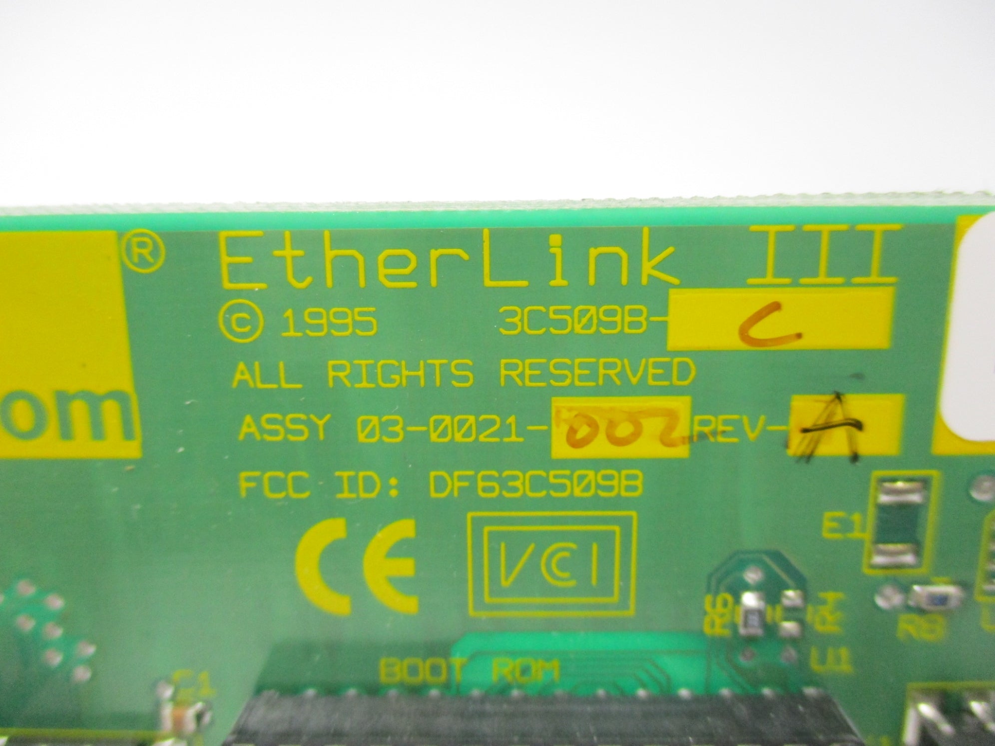 ETHERLINK III 03-0021-002 REV. A NSNP