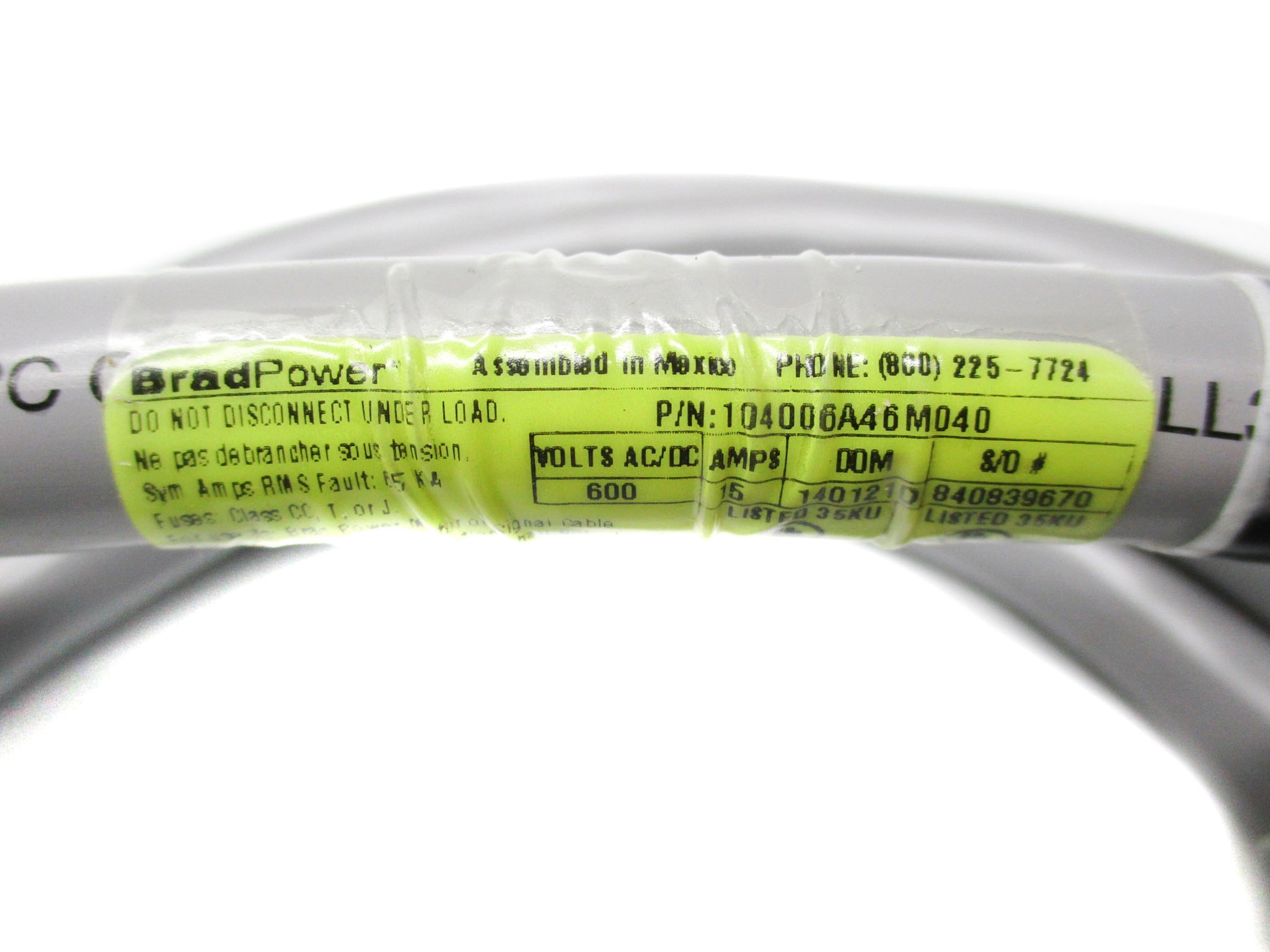 BRADPOWER 104006A46M040 NSNP