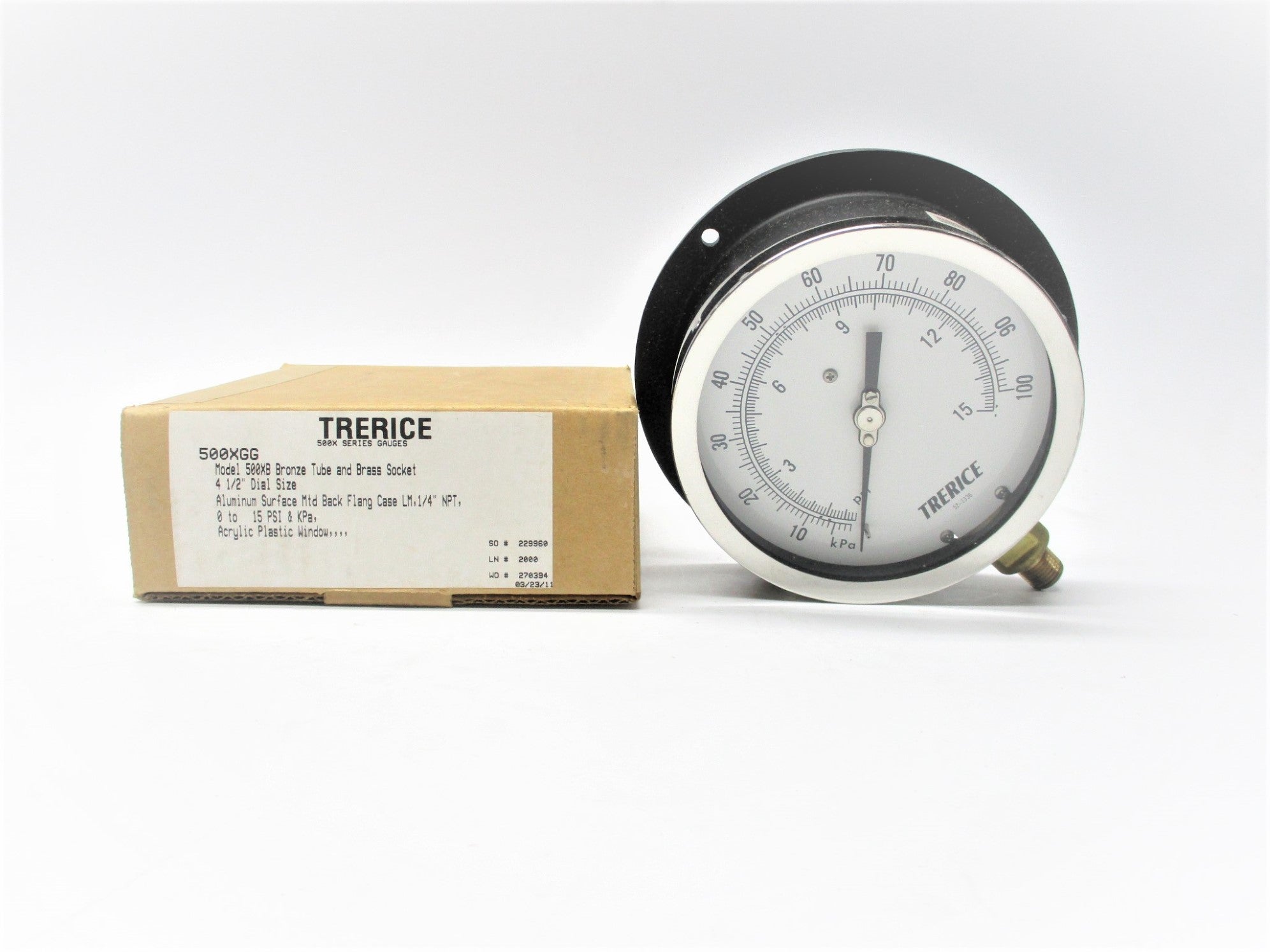 TRERICE 500XGG 0-100 PSI NSMP