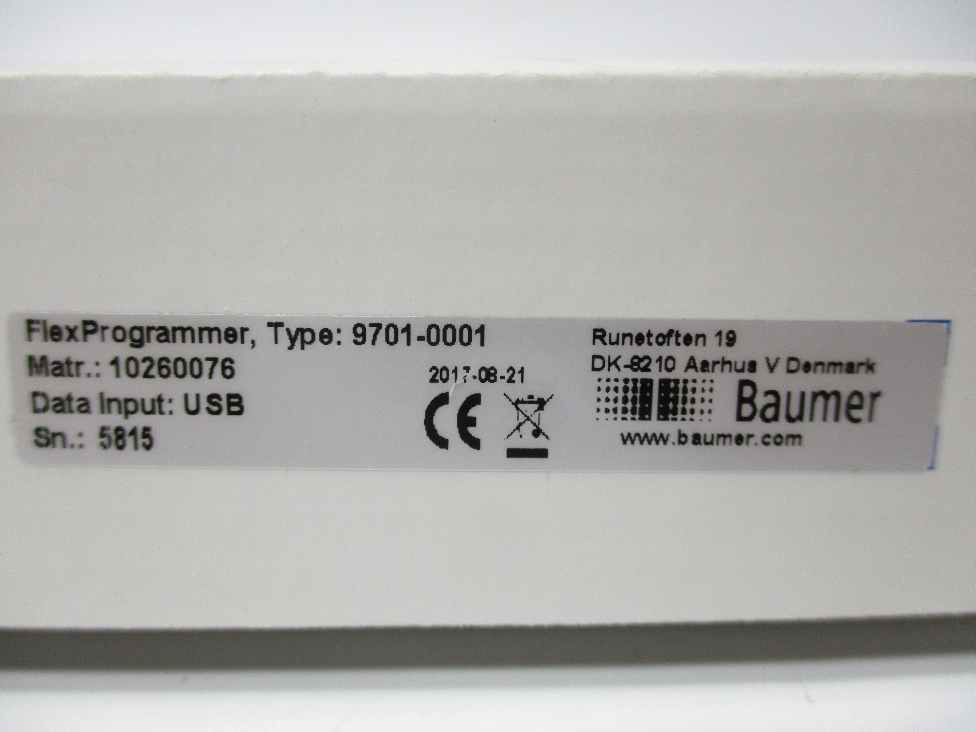 BAUMER 9701-0001 NSMP