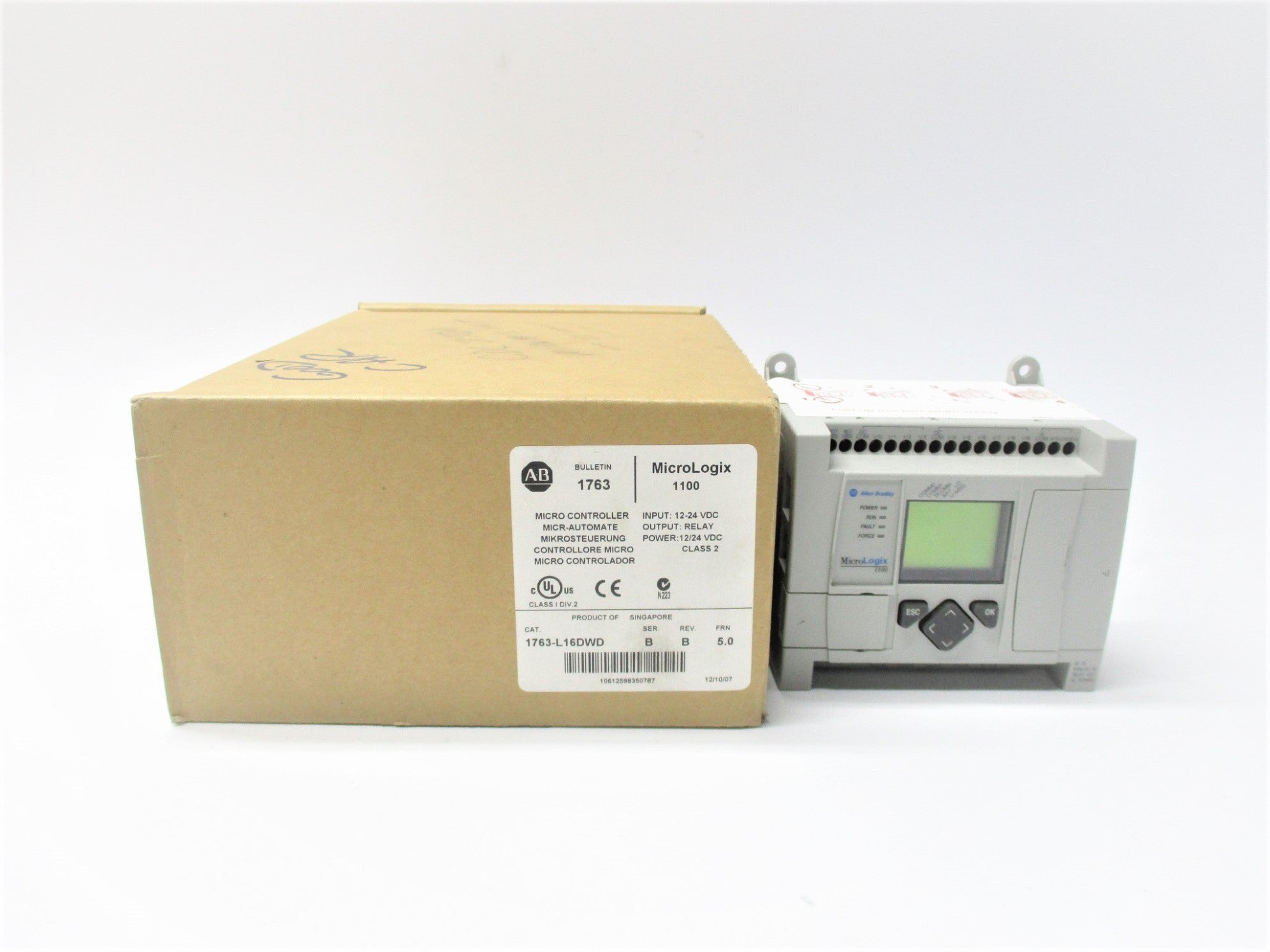 ALLEN BRADLEY 1763-L16DWD SER. B REV. B F/W 5.0 NSMP