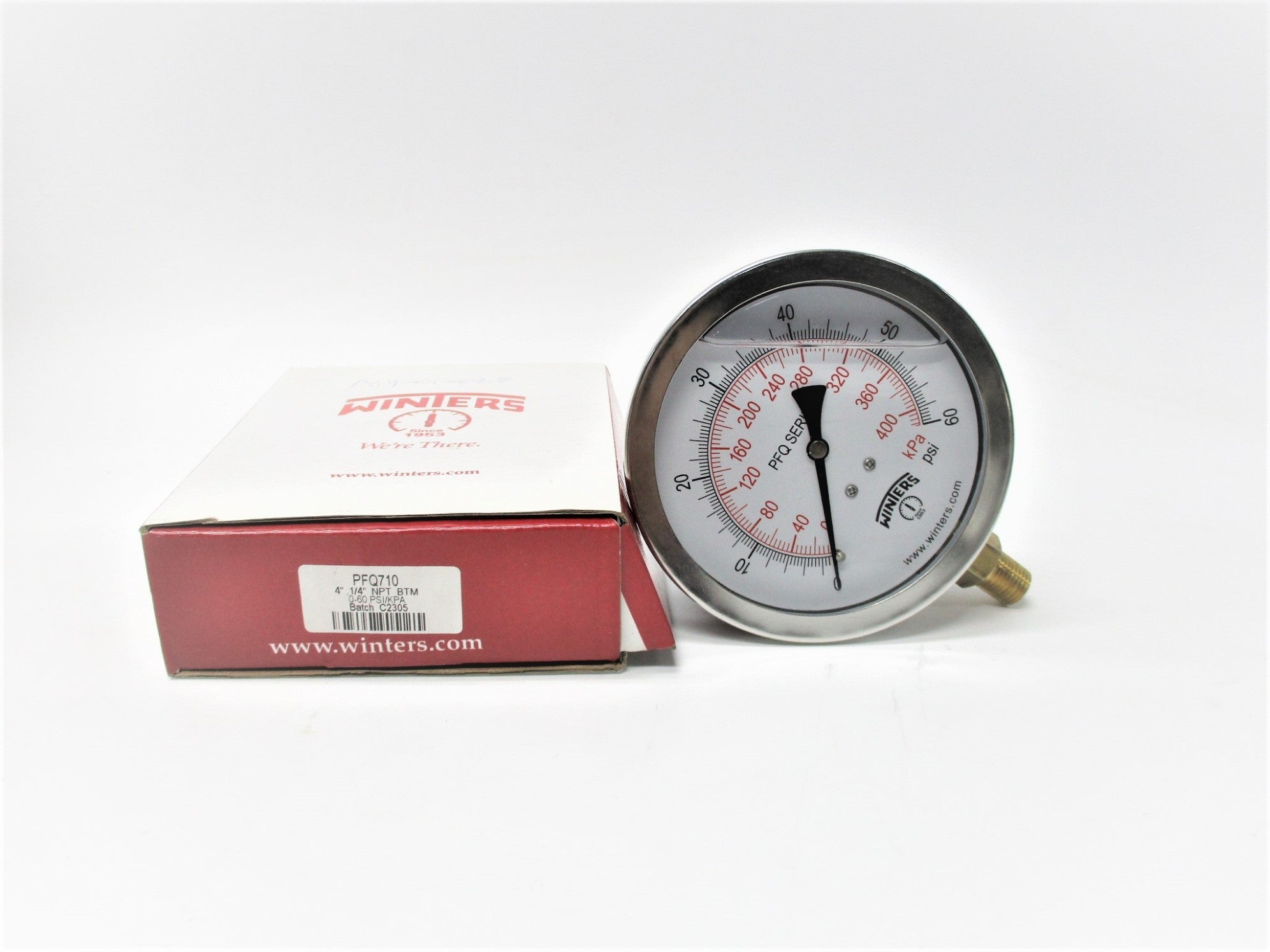 WINTERS PFQ710 0-60PSI NSMP