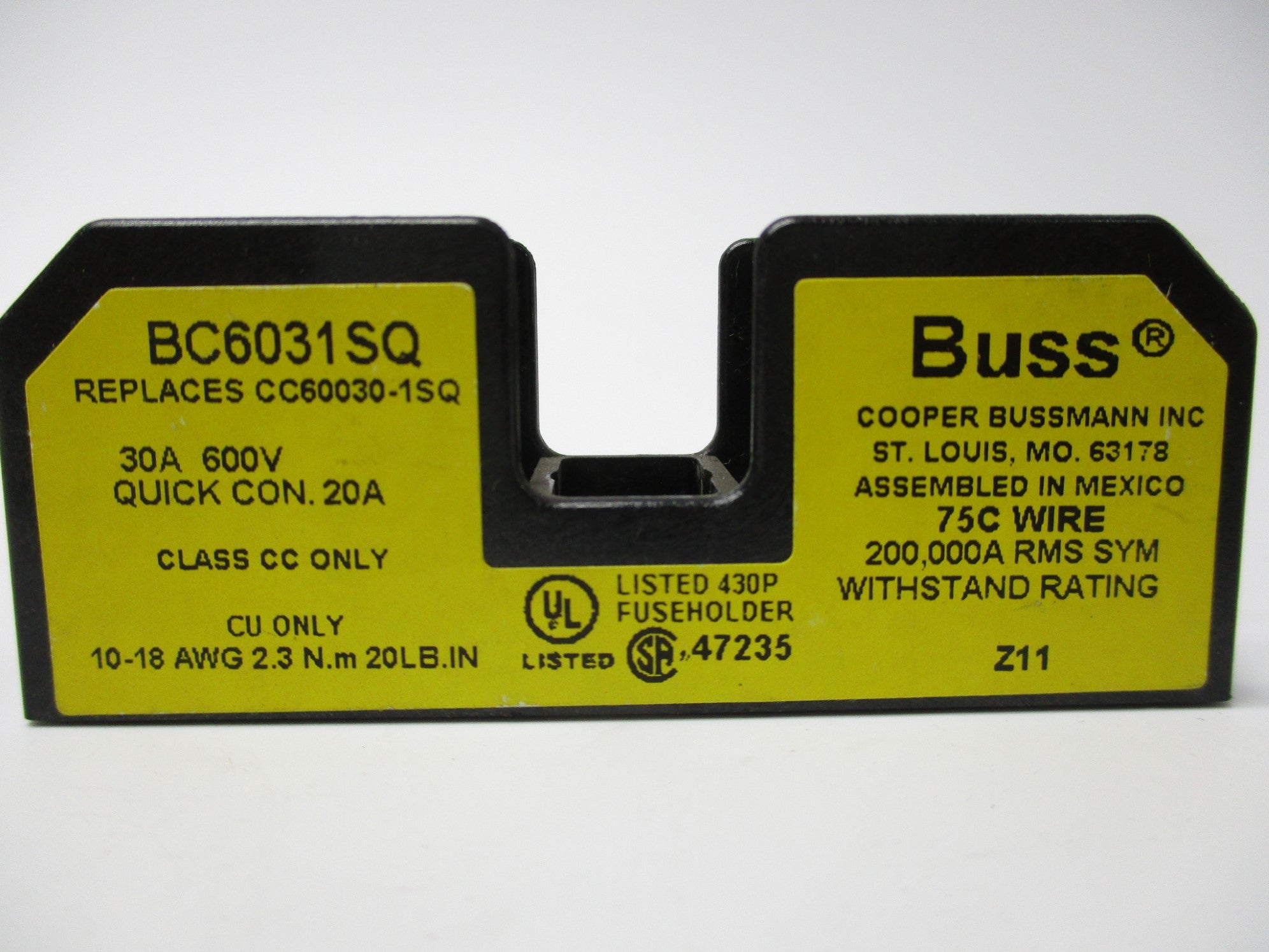 BUSSMANN BC6031SQ 600V 30A NSNP