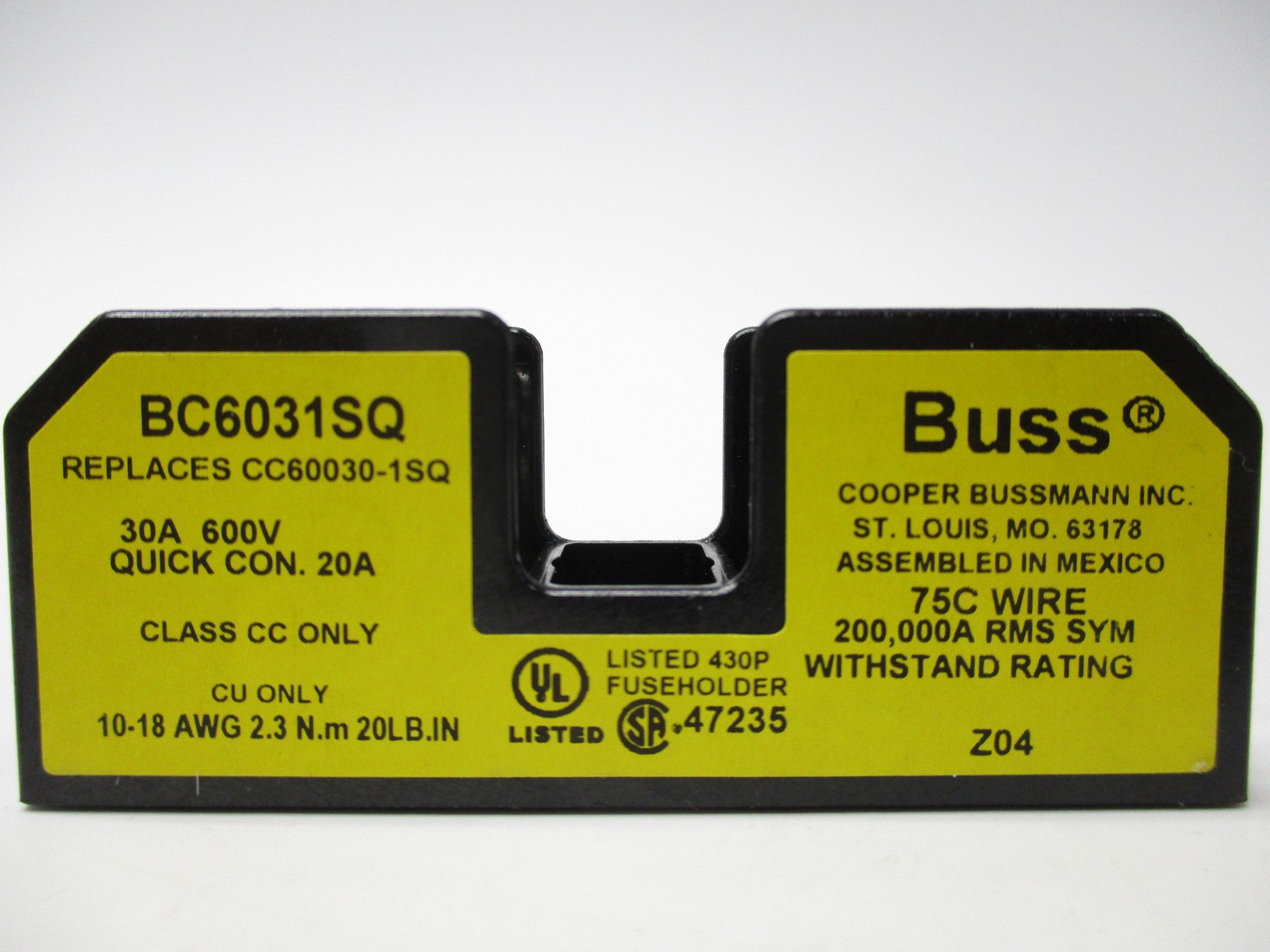 BUSS BC6031SQ (PKG OF 10) NSMP