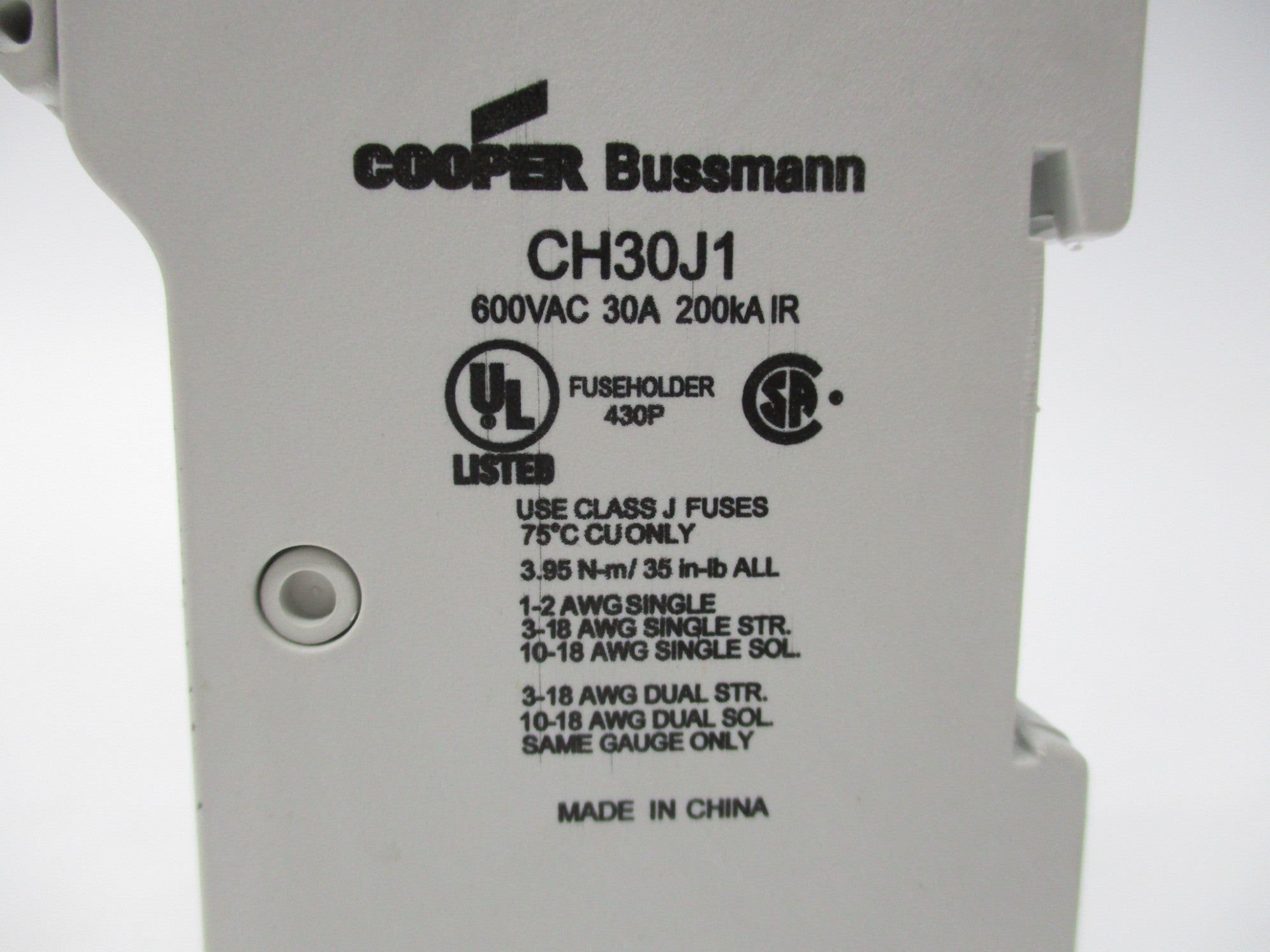 BUSSMANN CH30J1 (PKG OF 6) NSMP