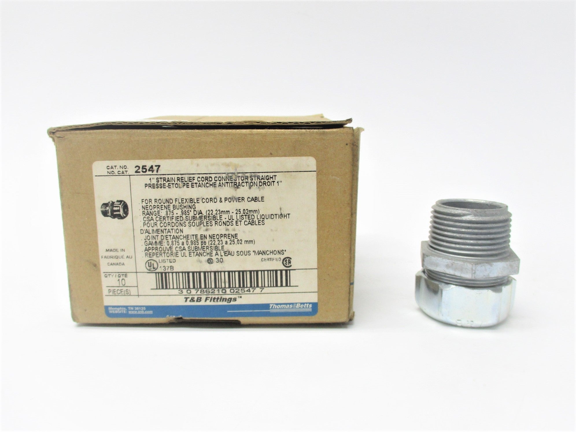 THOMAS&BETTS 2547 (PKG OF 10) NSMP