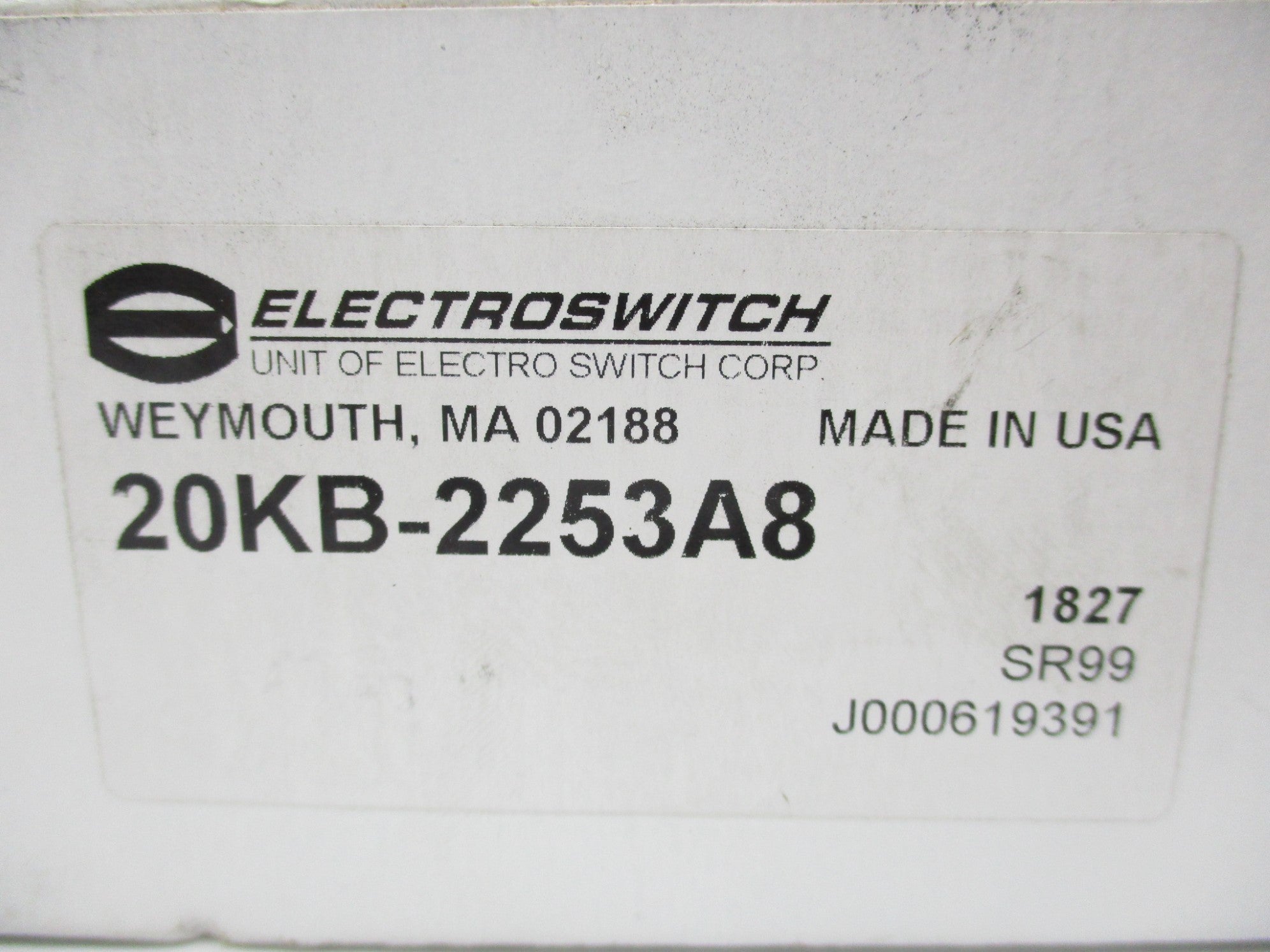 ELECTROSWITCH 20KB-2253A8 NSMP