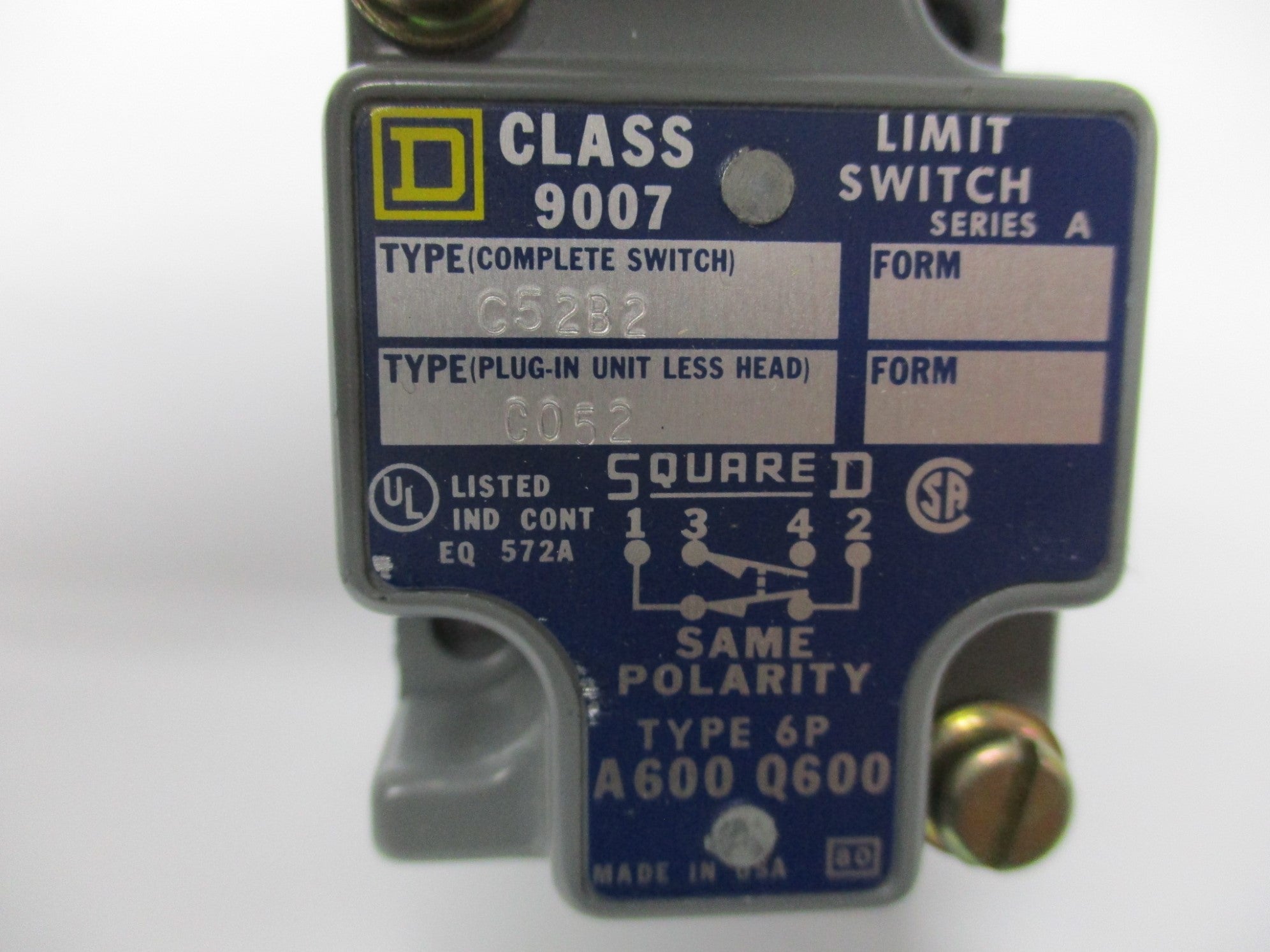 SQUARE D C52B2 NSNP