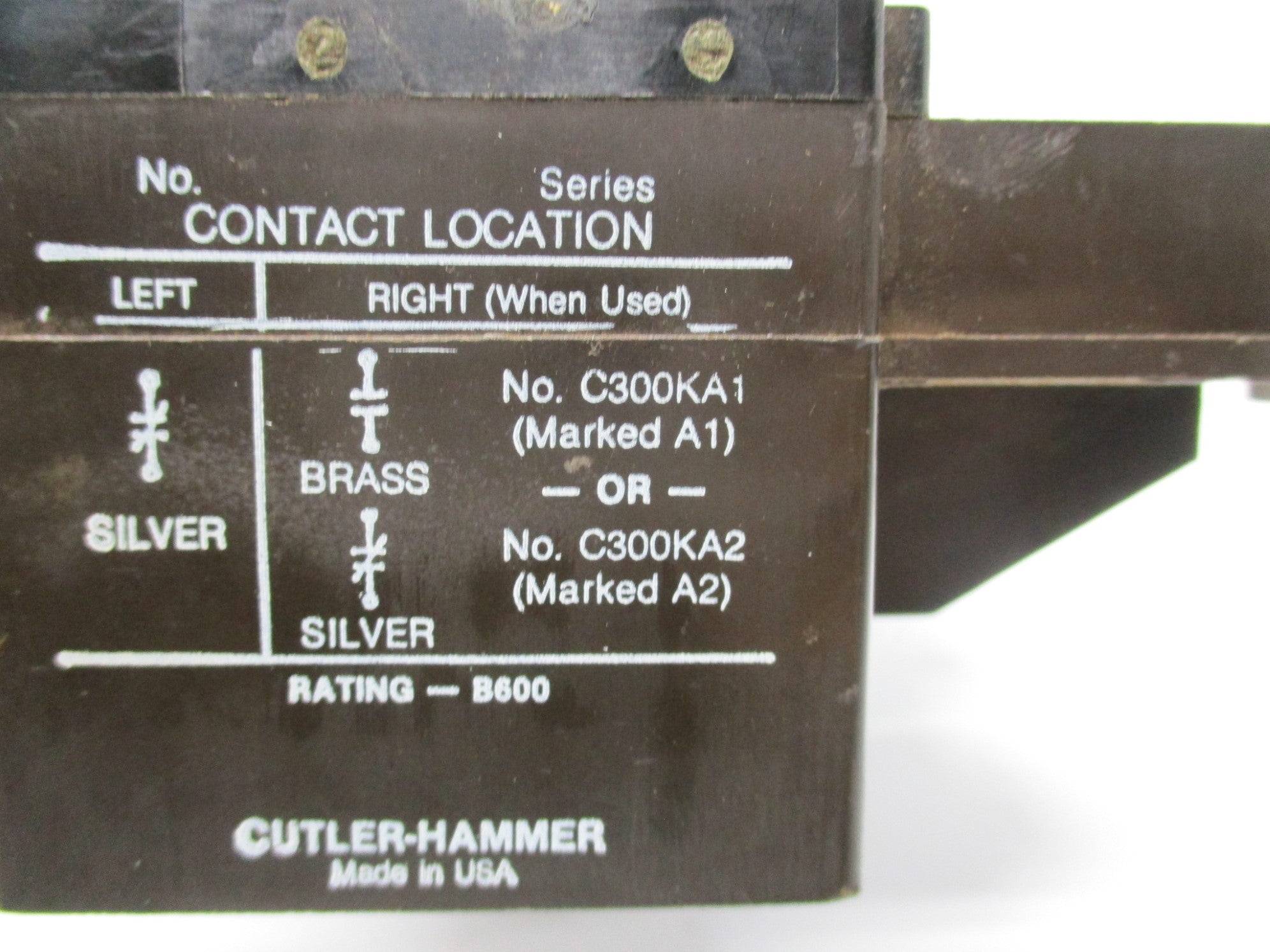 CUTLER HAMMER C300KA2 UNMP