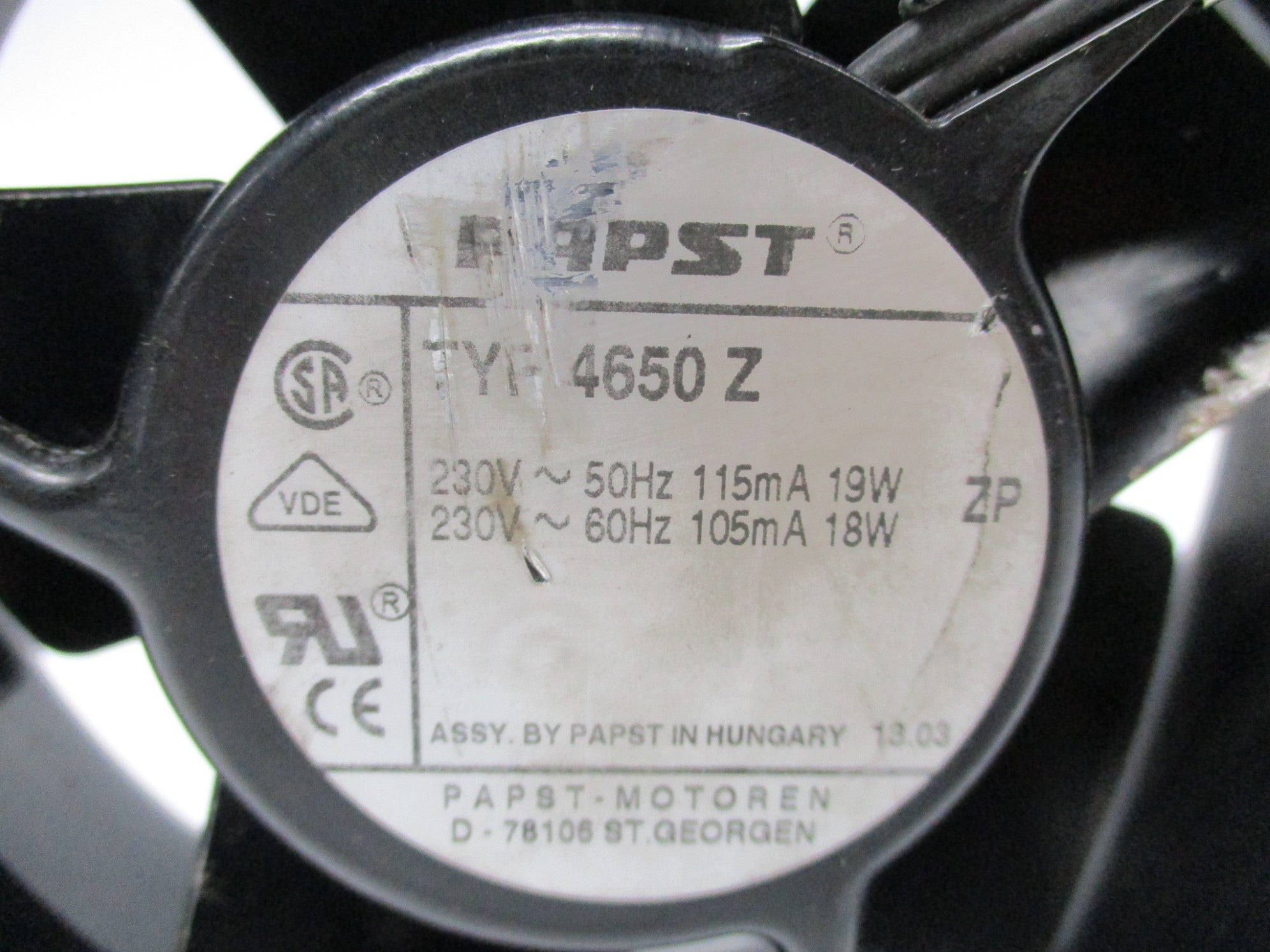 PAPST 4650Z NSNP