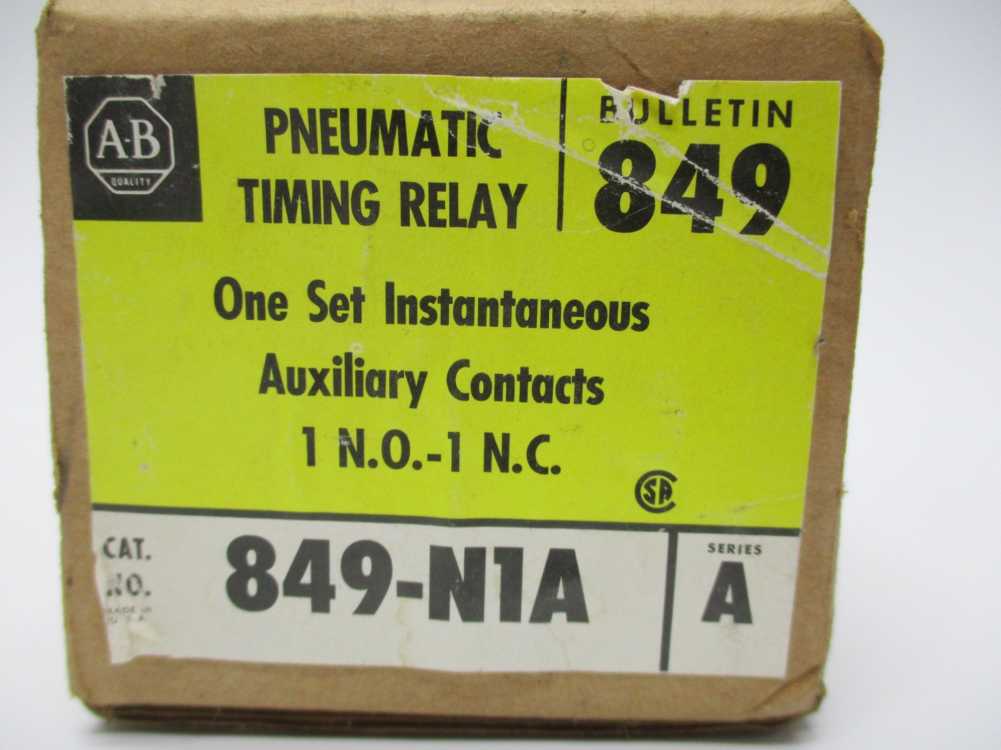 INDUSTRIAL SPARE PART 849-N1A SER. A NSMP