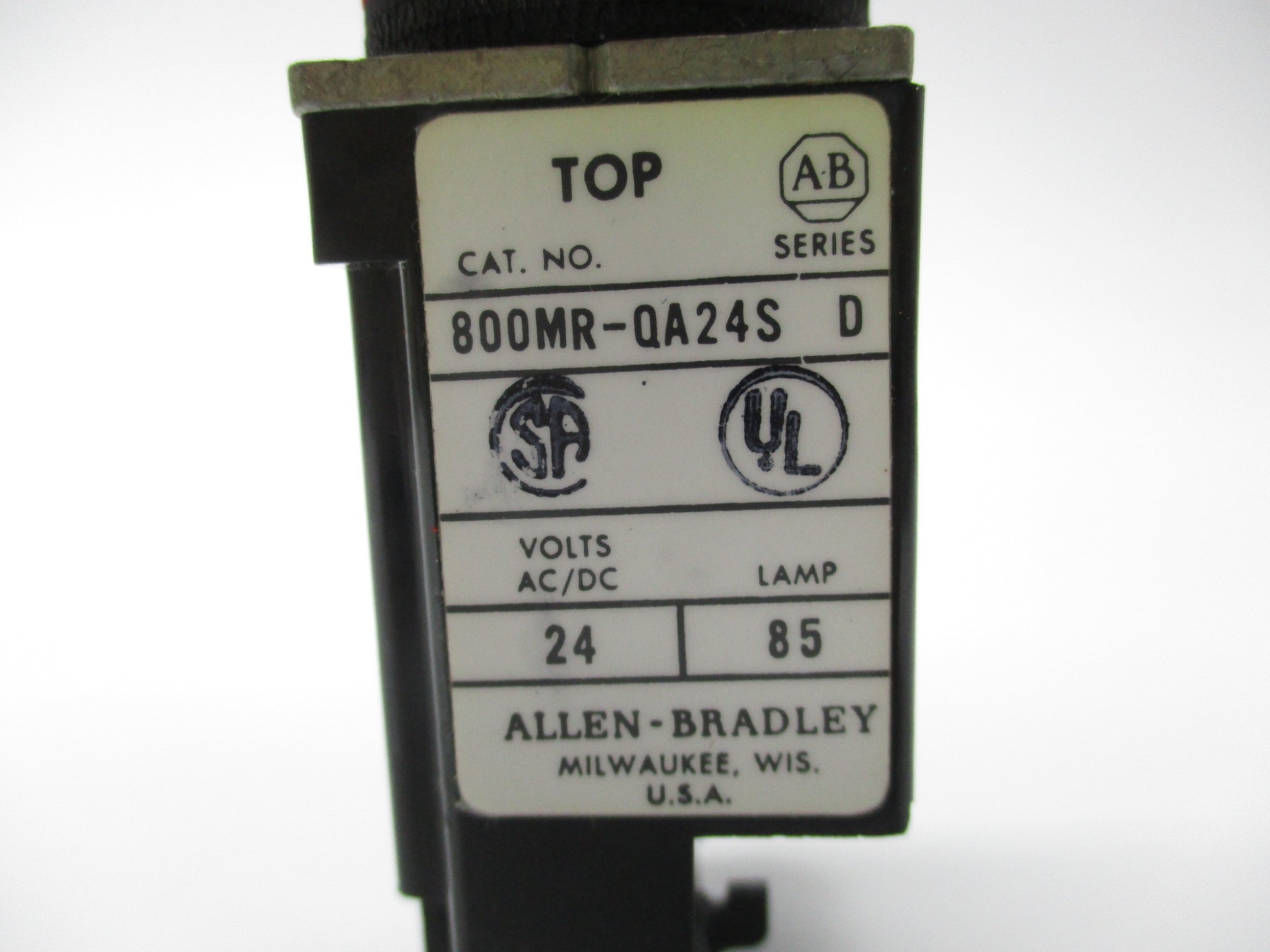INDUSTRIAL SPARE PART 800MR-QA24S SER. D (BK/YL) NSMP
