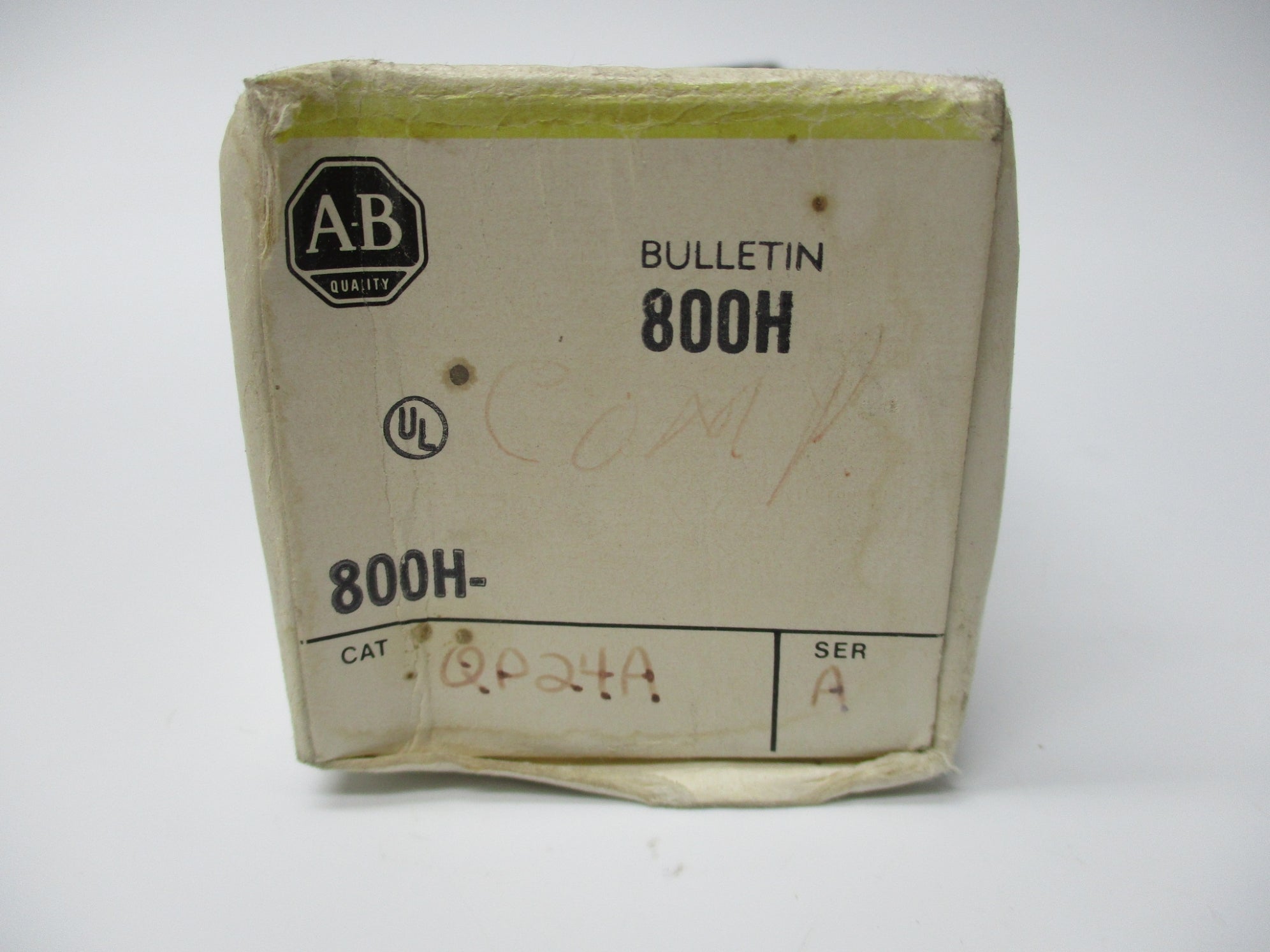 ALLEN BRADLEY 800H-QP24A SER. A (BL/YL) NSMP