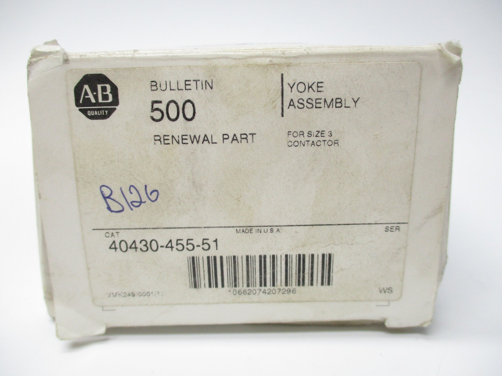 INDUSTRIAL SPARE PART 40430-455-51 (GY/BL) NSMP