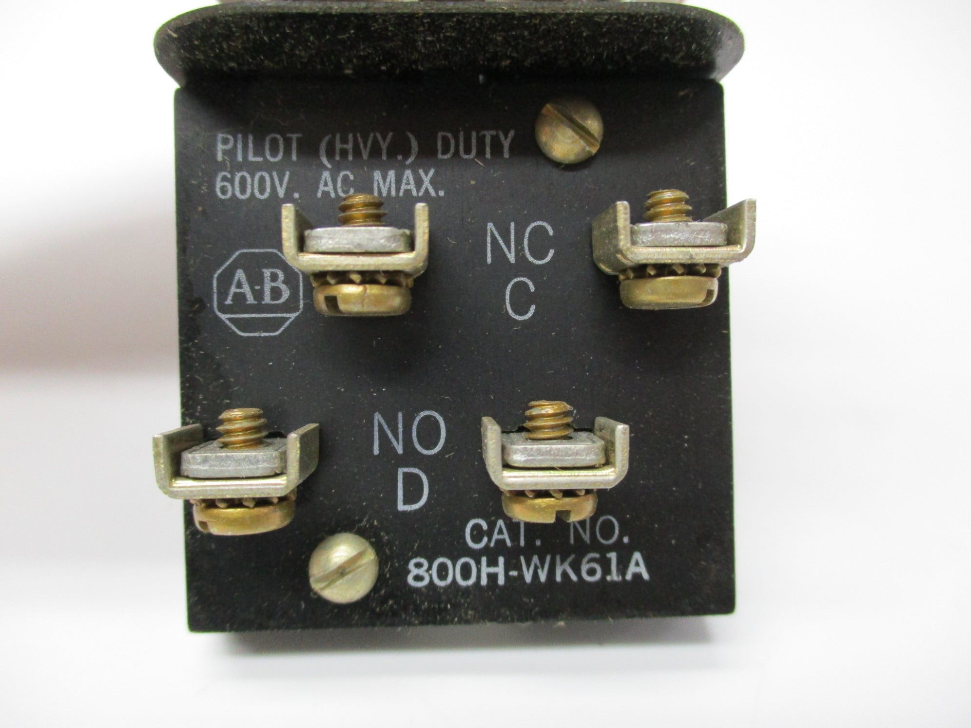 ALLEN BRADLEY 800H-WK61A SER. A (BK/YL) NSMP