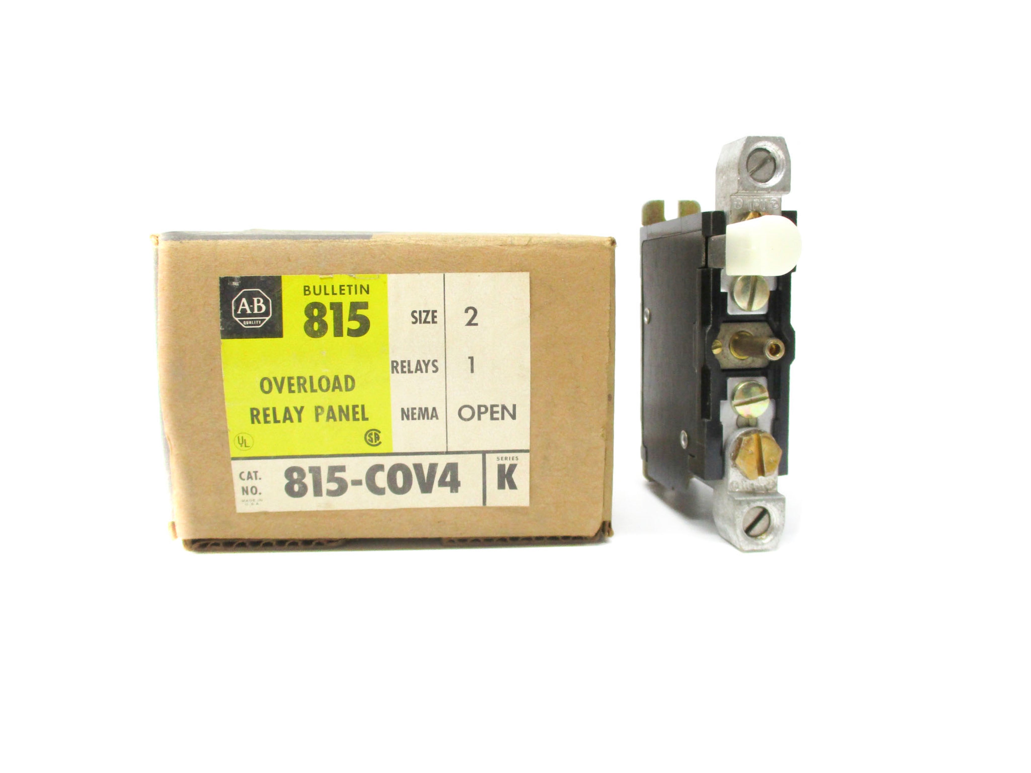 INDUSTRIAL SPARE PART 815-COV4 SER. K 600VAC (BR/YL) NSMP