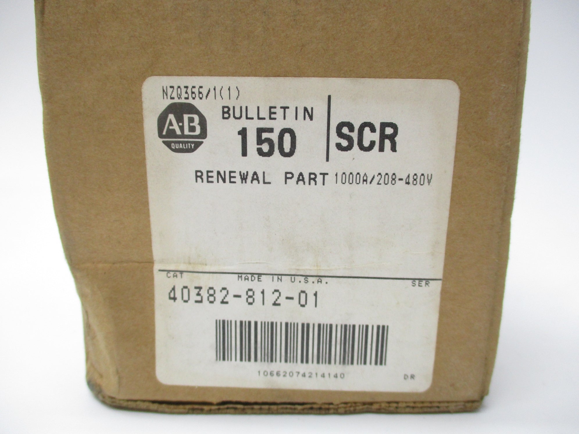 INDUSTRIAL SPARE PART 40382-812-01 (BR/WH) NSMP