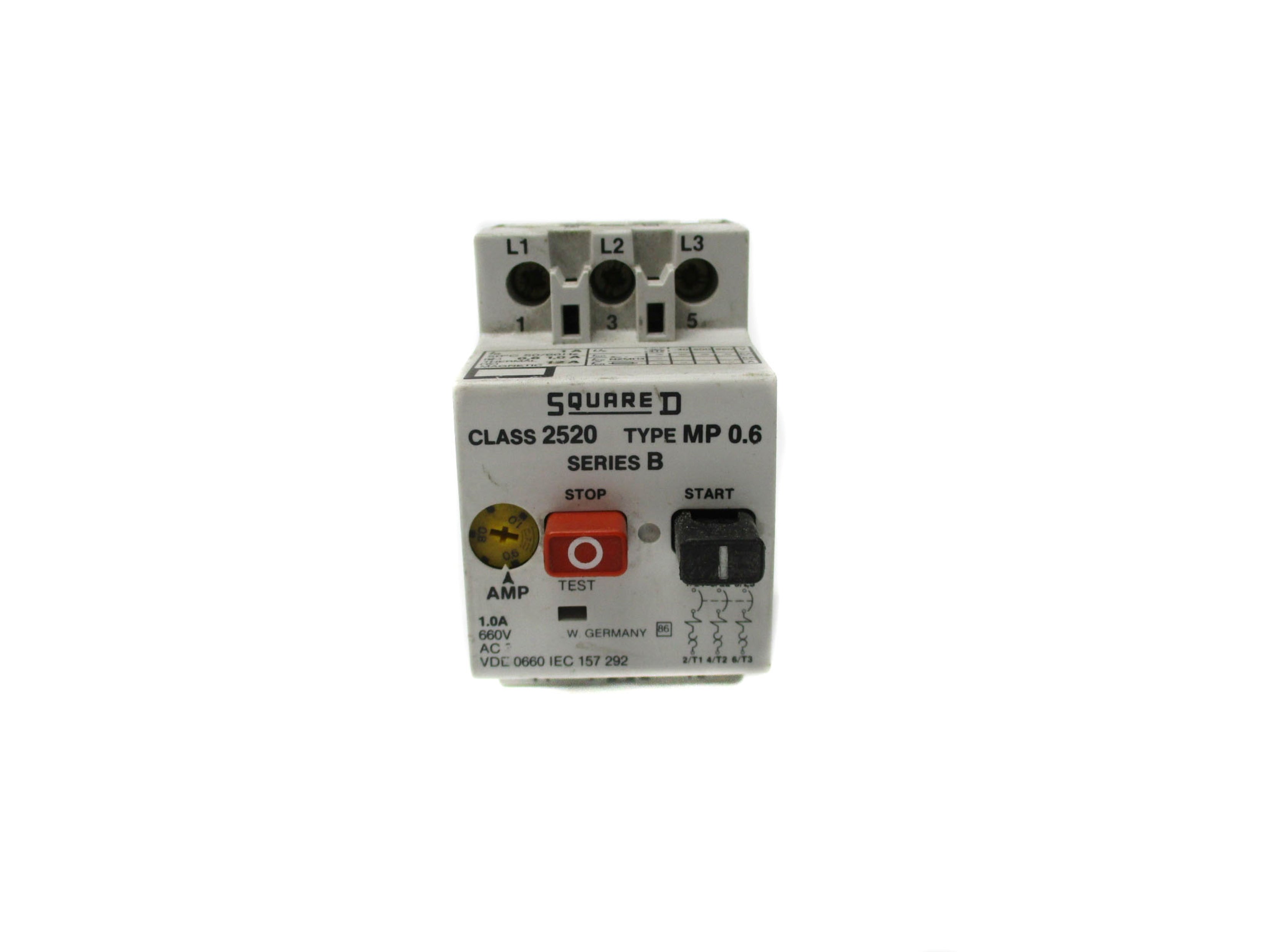 SQUARE D 2520MP0.6 SER. B UNMP