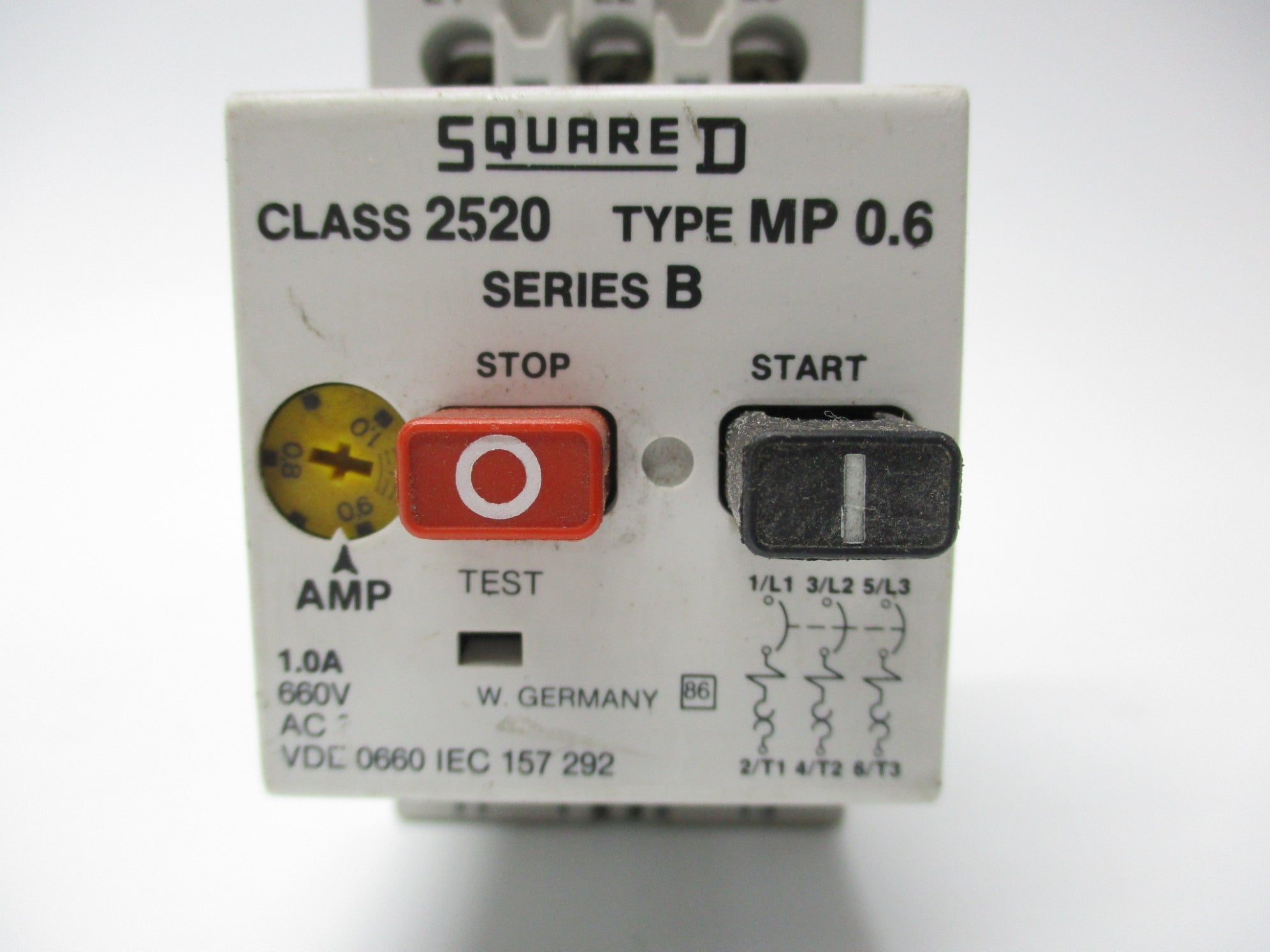 SQUARE D 2520MP0.6 SER. B UNMP
