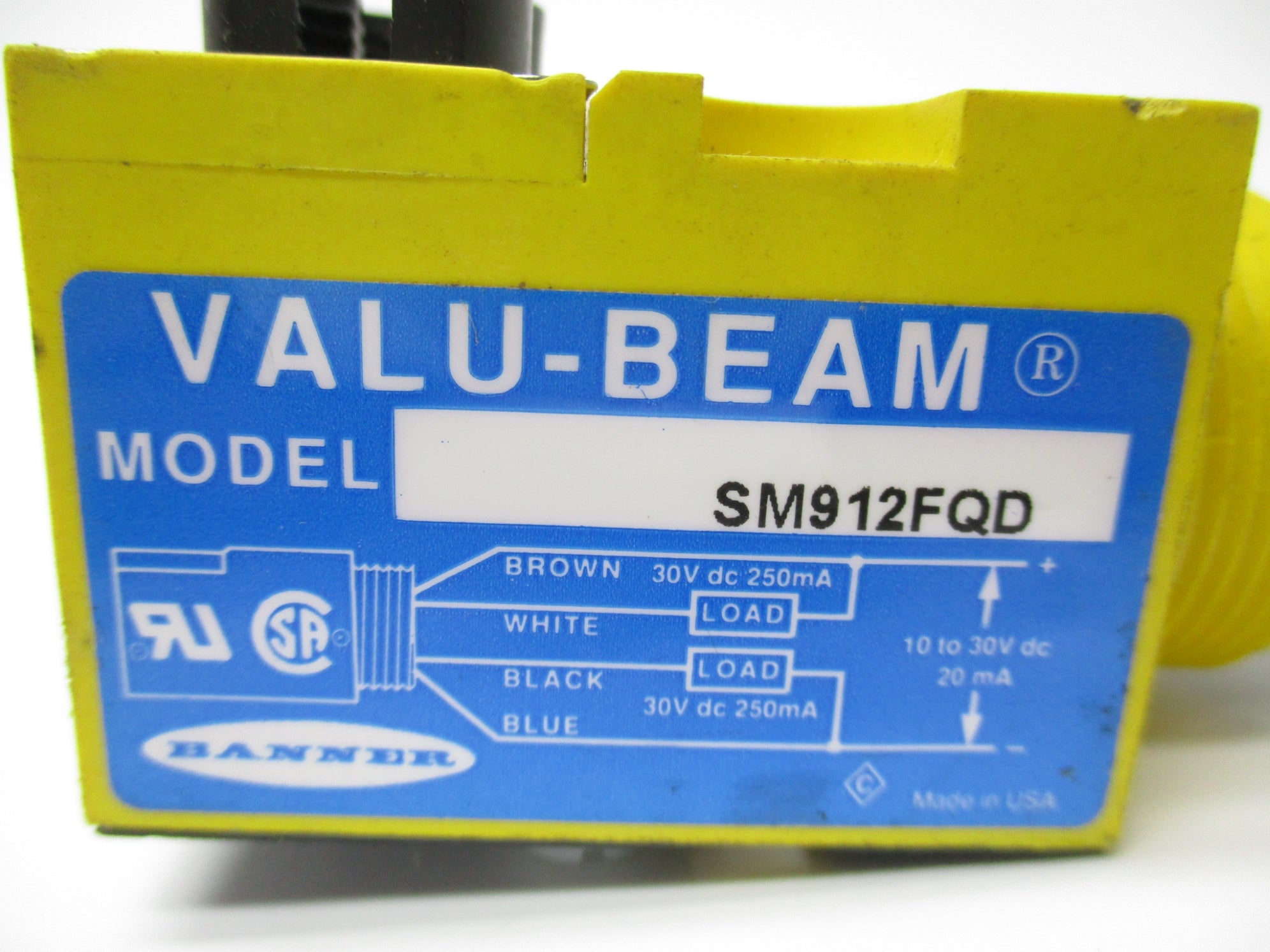 BANNER ENGINEERING SM912FQD NSNP