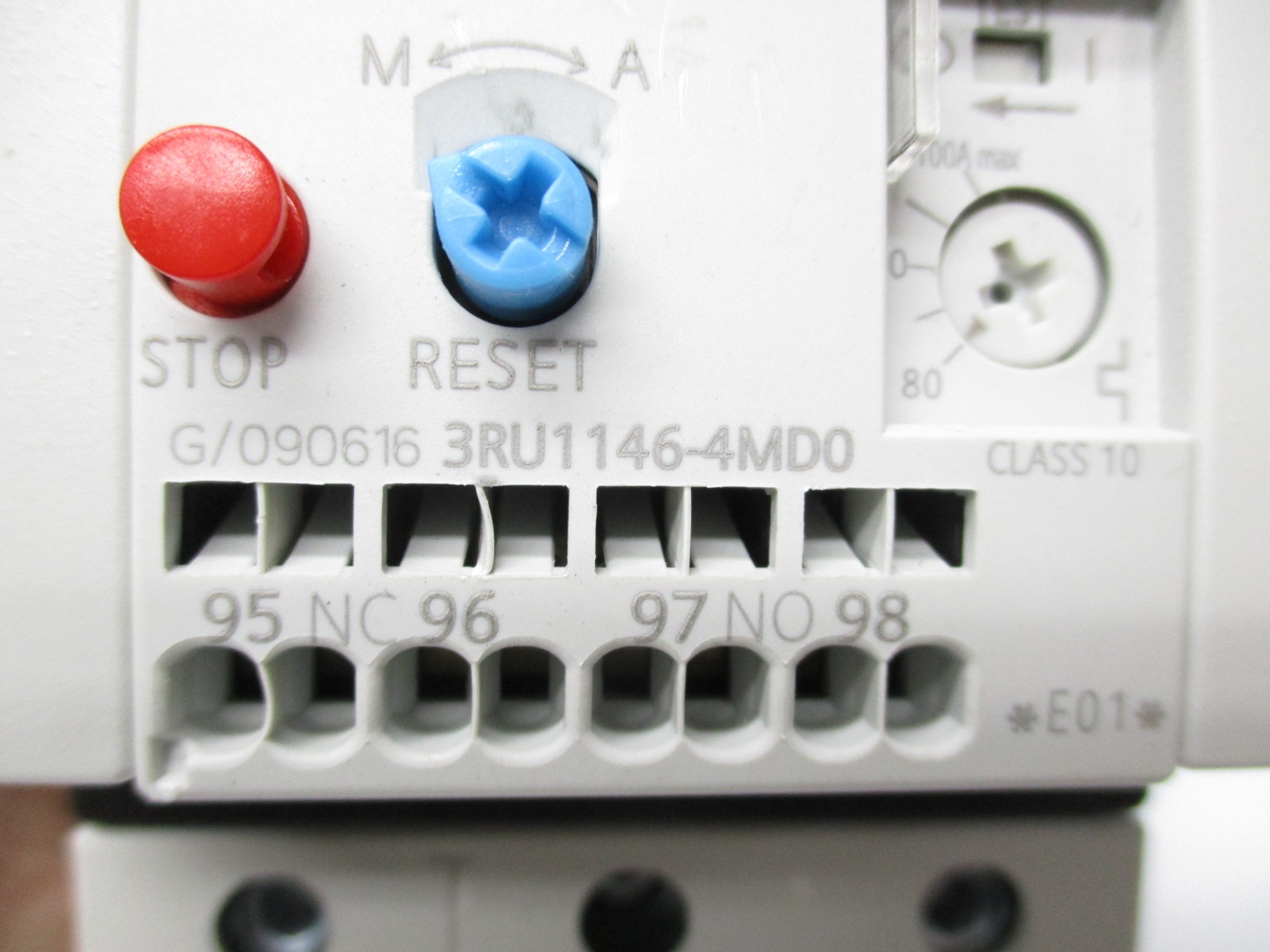 SIEMENS 3RU1146-4MD0 100A NSMP