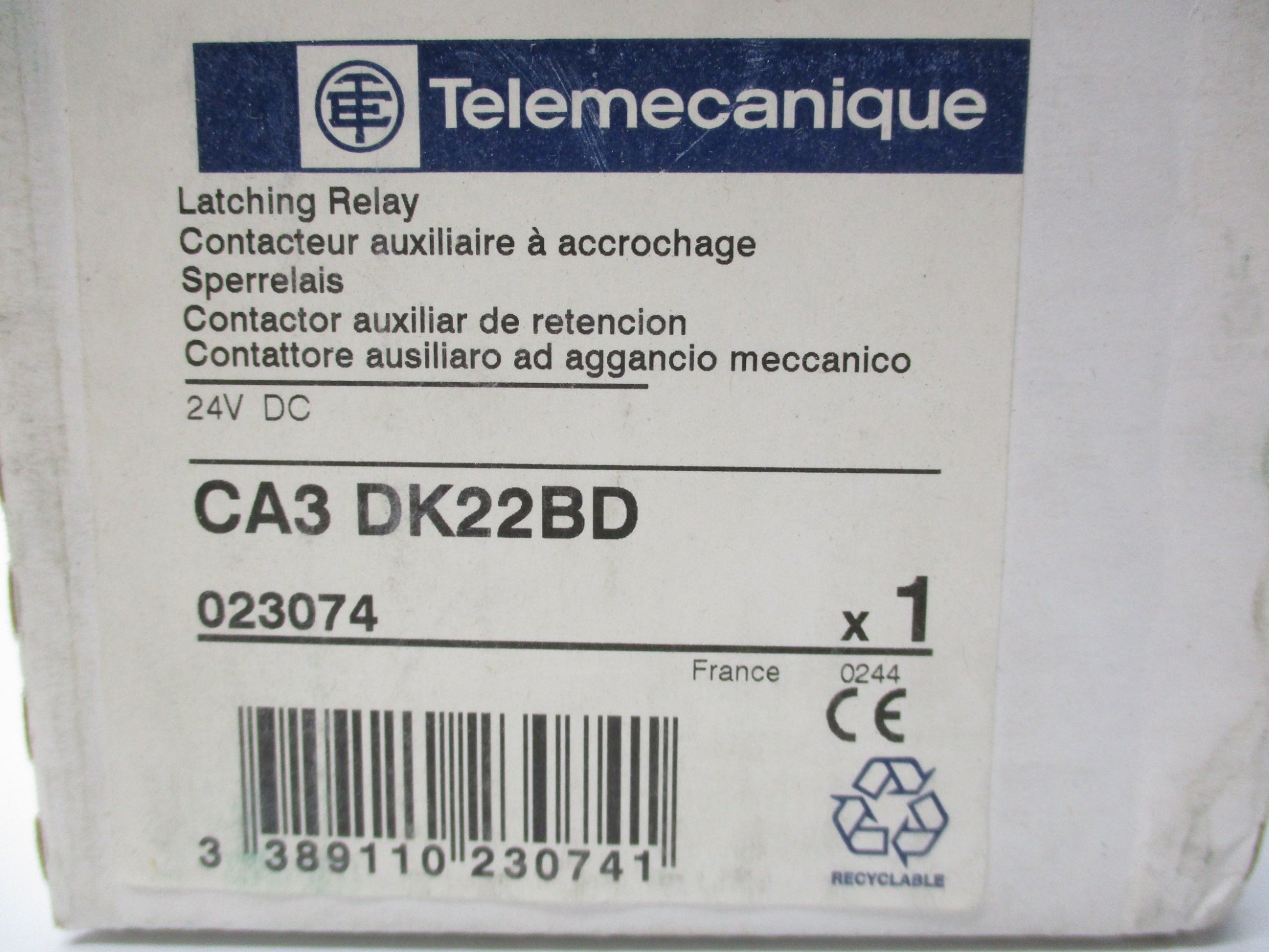 TELEMECANIQUE CA3DK22BD 24V NSMP