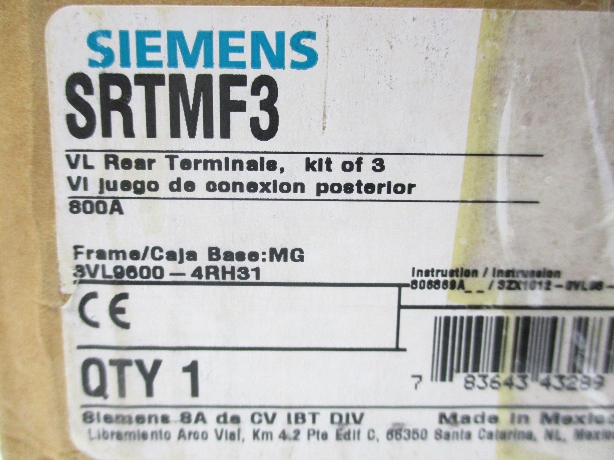 SIEMENS SRTMF3 NSMP