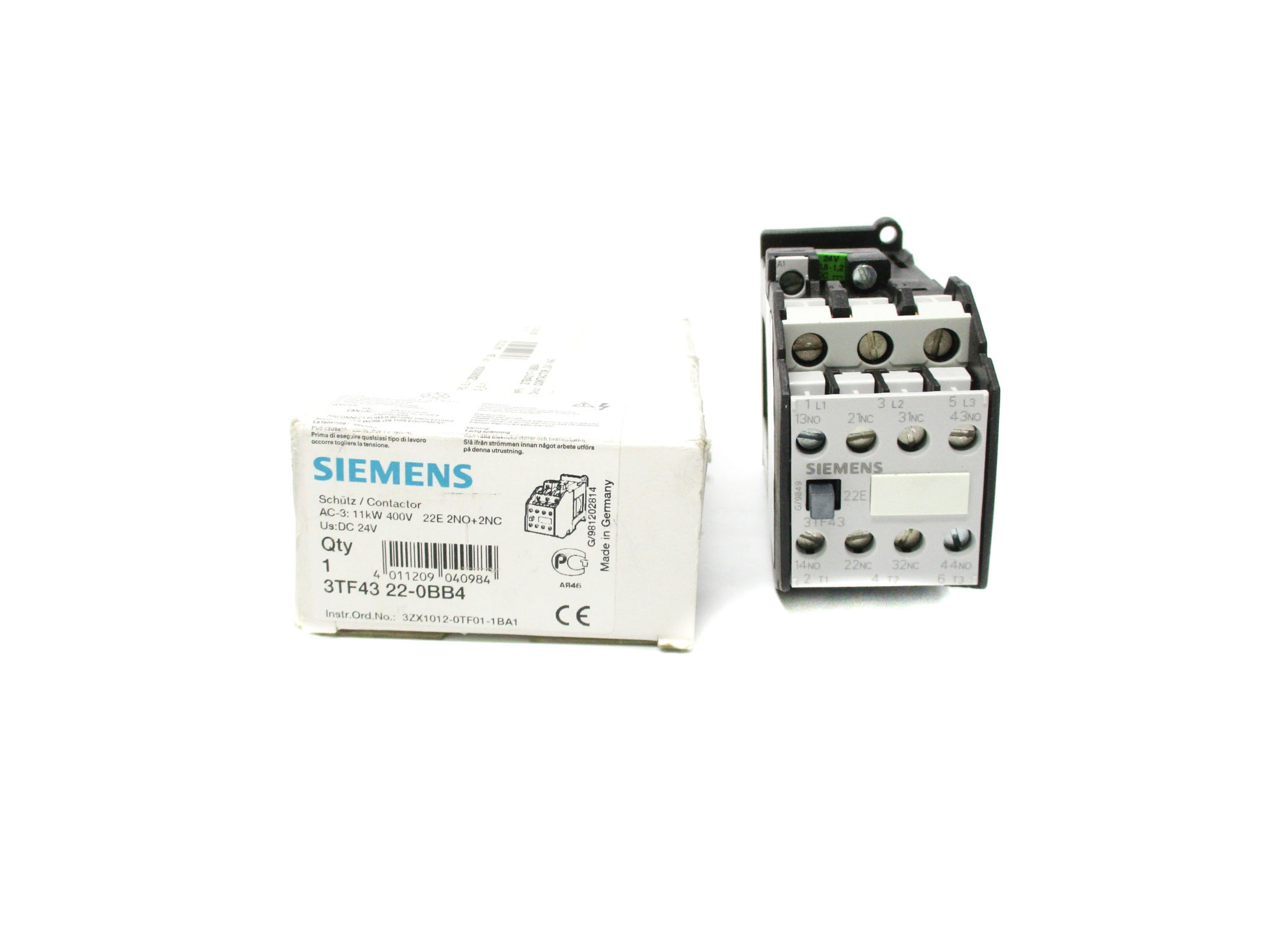SIEMENS 3TF4322-0BB4 30A 600V NSMP