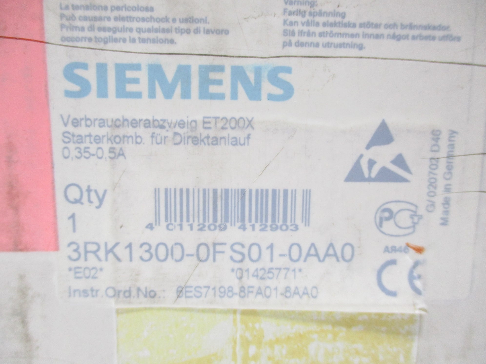 SIEMENS 3RK1300-0FS01-0AA0 NSNP