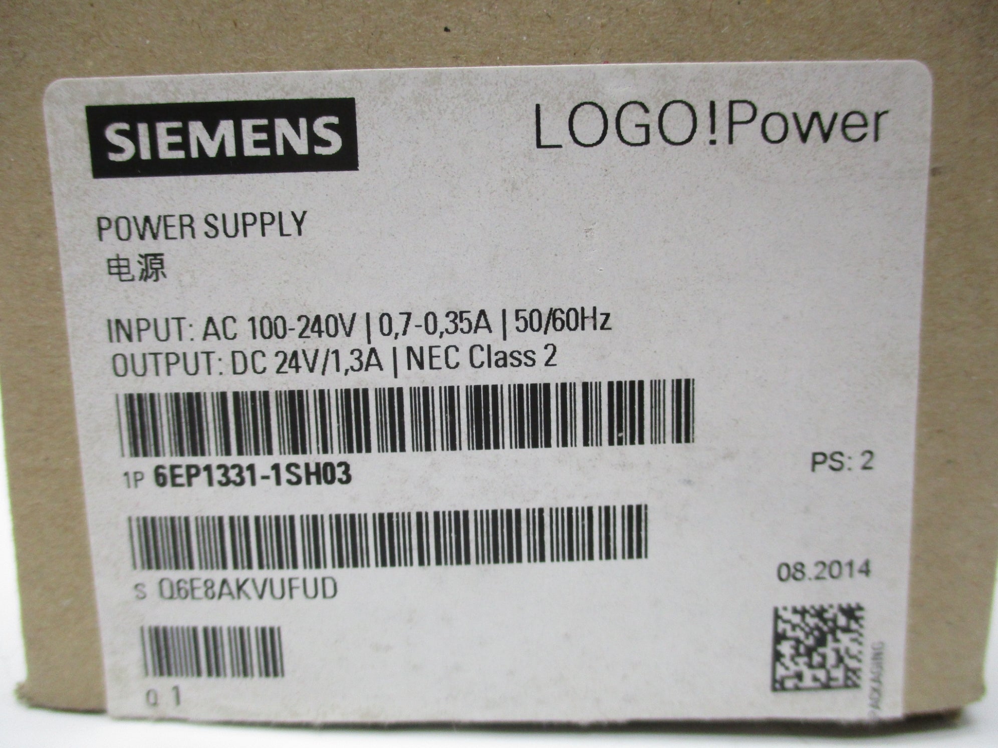 SIEMENS 1P 6EP1331-1SH03 NSMP