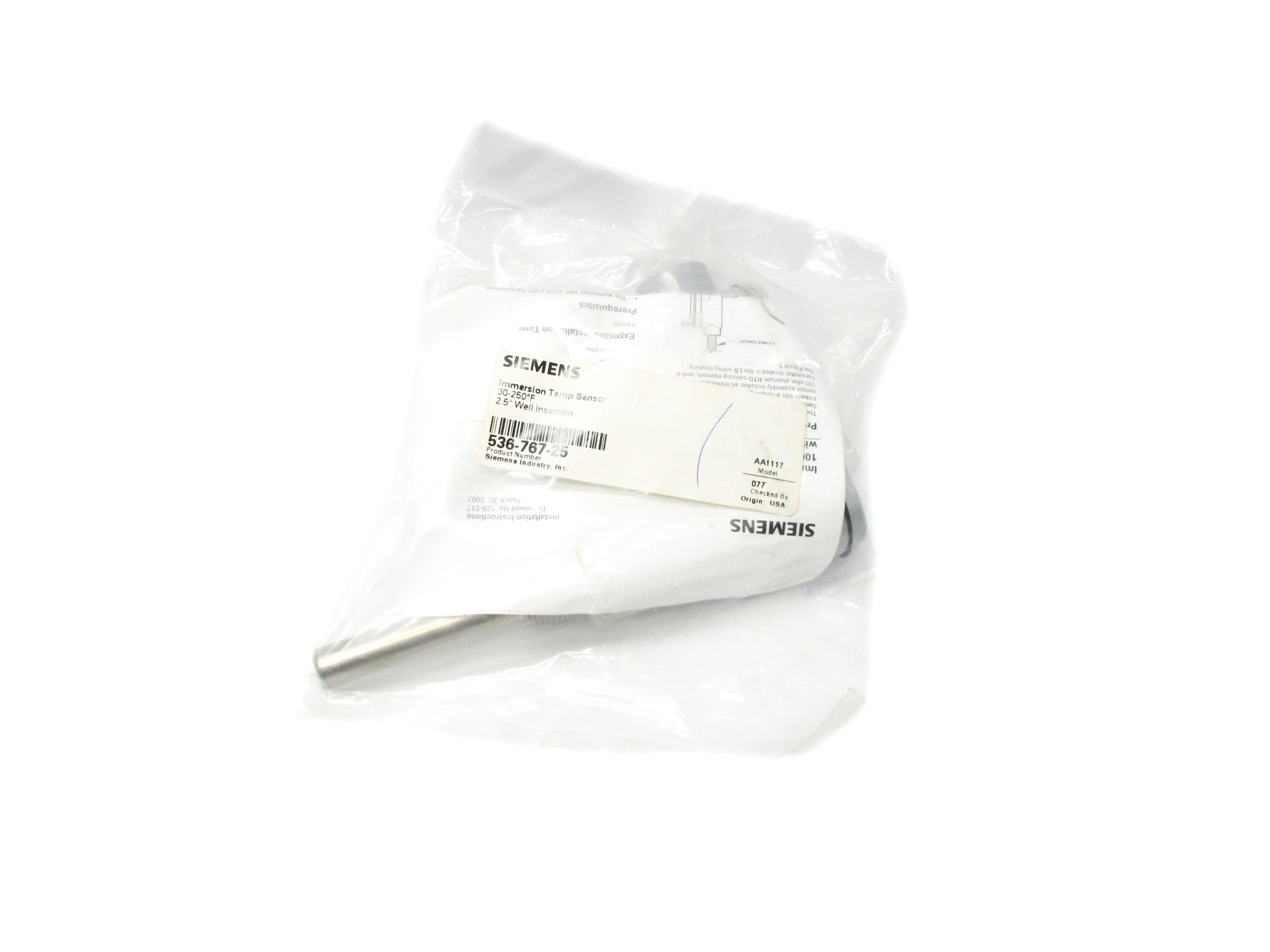 SIEMENS 536-767-25 30-250F 2-1/2" NSMP