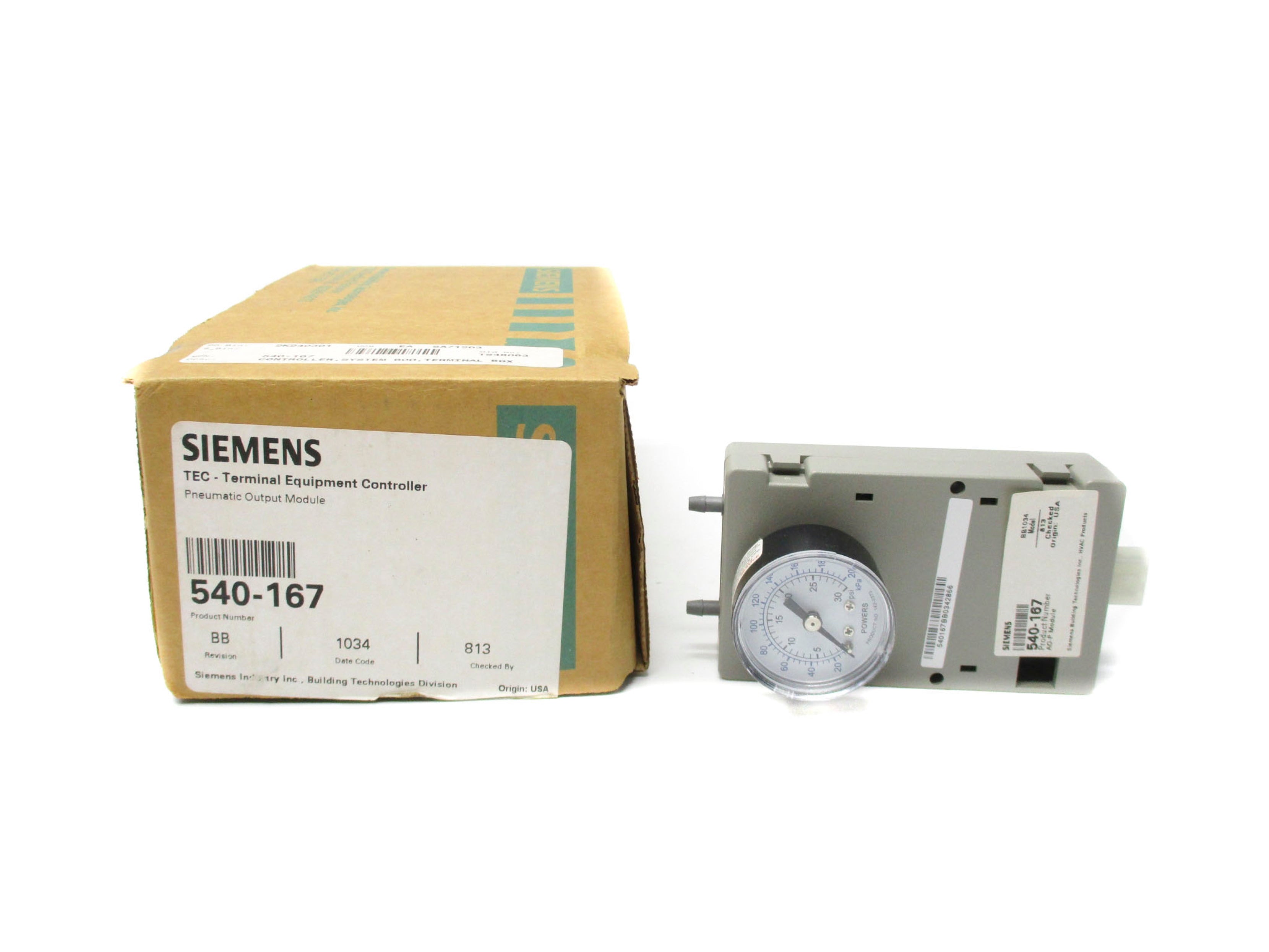 SIEMENS 540-167 REV. BB NSMP