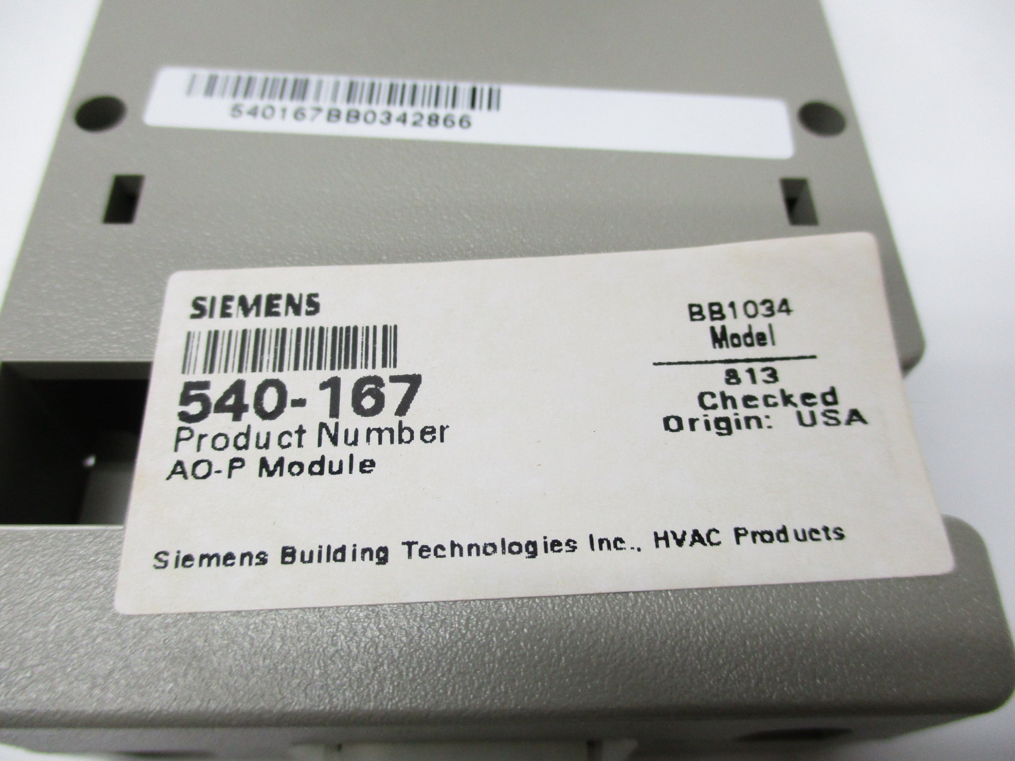 SIEMENS 540-167 REV. BB NSMP