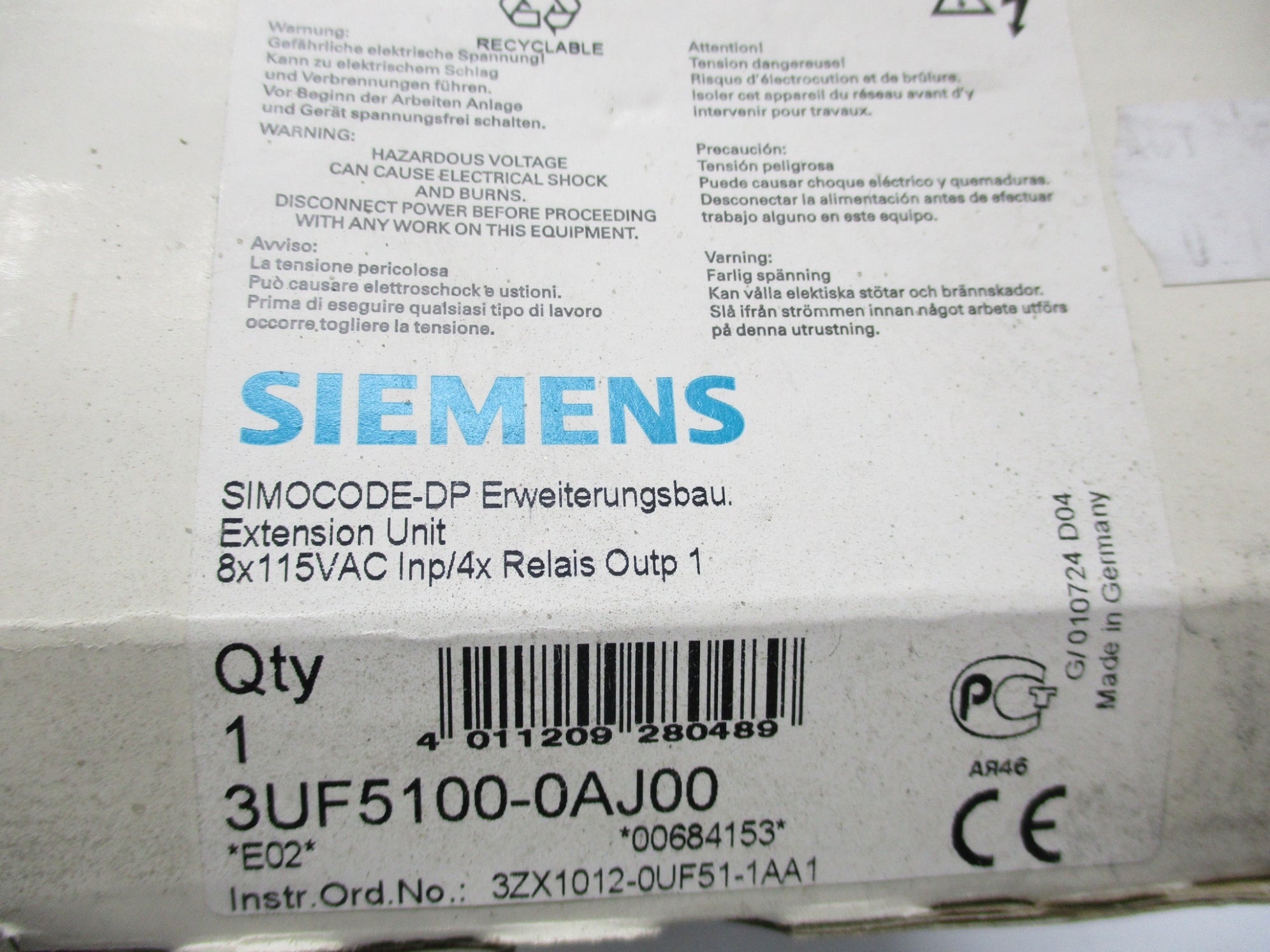 SIEMENS 3UF5100-0AJ00 NSMP