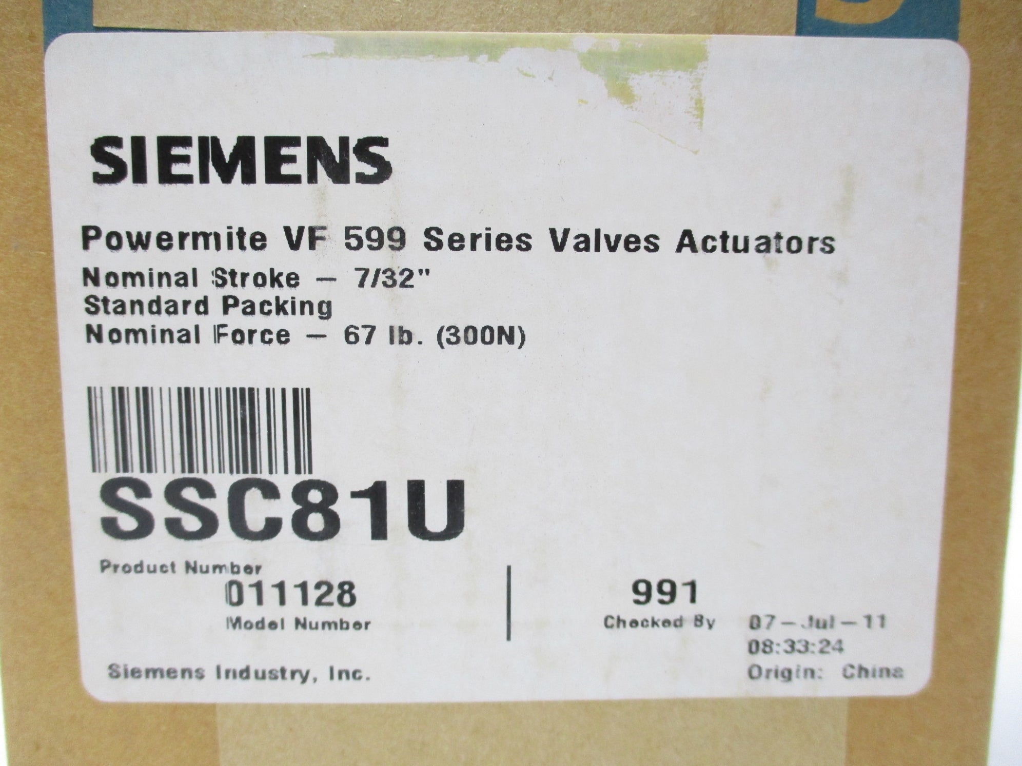 SIEMENS SSC81U NSMP