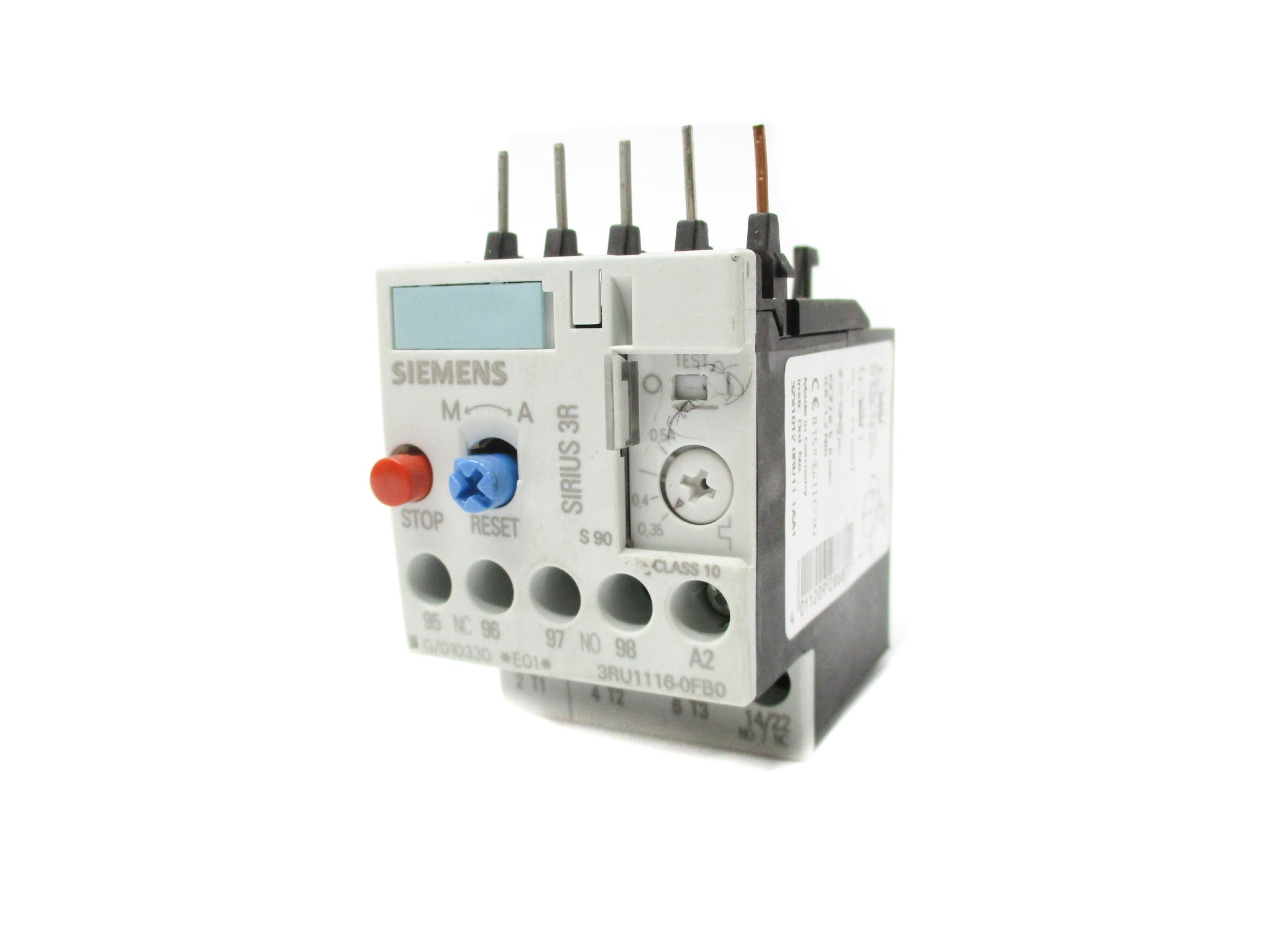 SIEMENS 3RU1116-0FB0 0.35A-0.5A UNMP