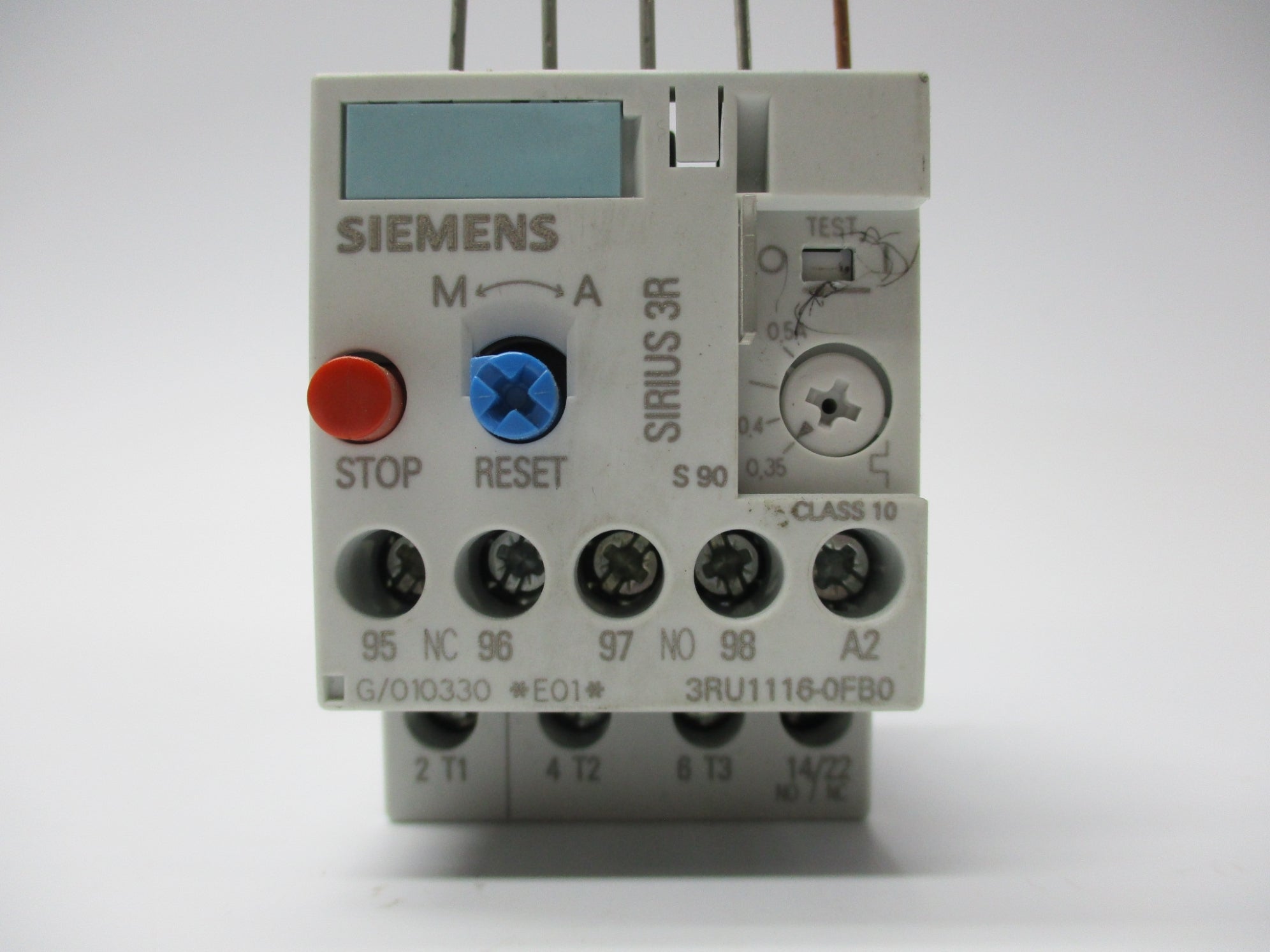 SIEMENS 3RU1116-0FB0 0.35A-0.5A UNMP
